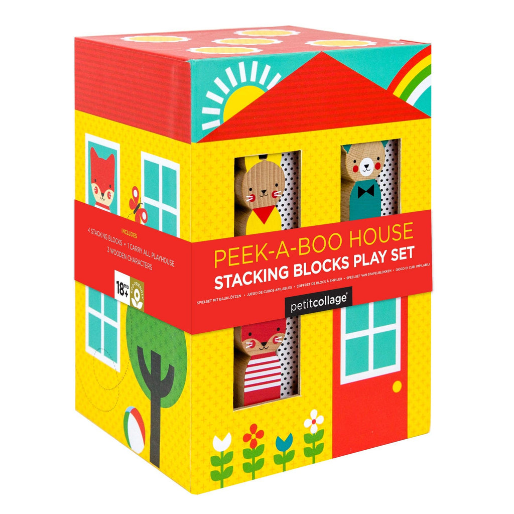 Chronicle Books - Peek-A-Boo House Stacking Blocks Play Set