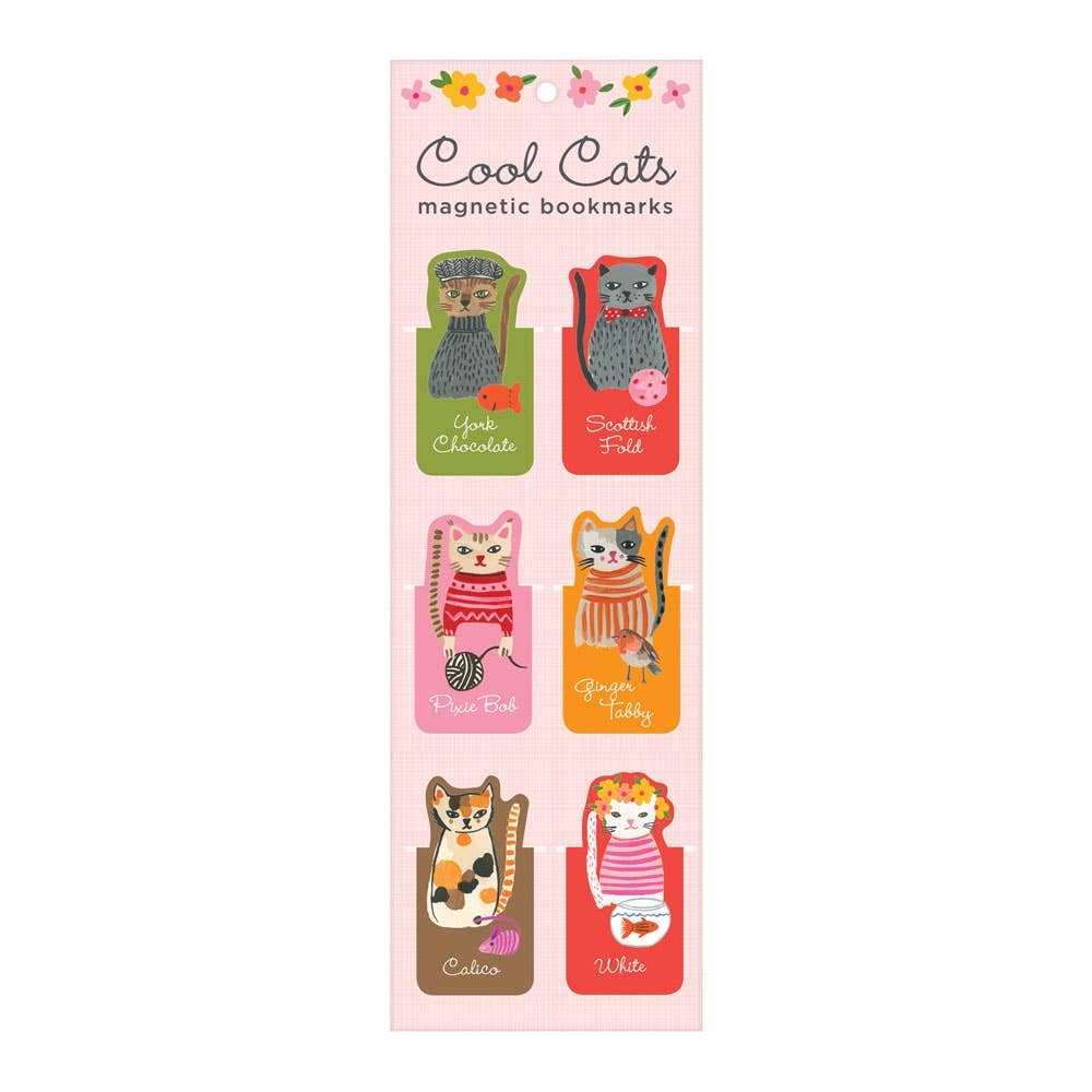 Chronicle Books - Cool Cats Magnetic Bookmarks