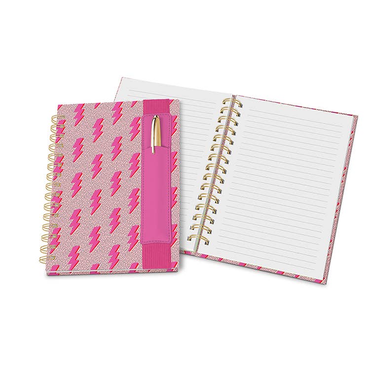 Studio Oh! - Charged Up Oliver Notebook with Pen Pocket