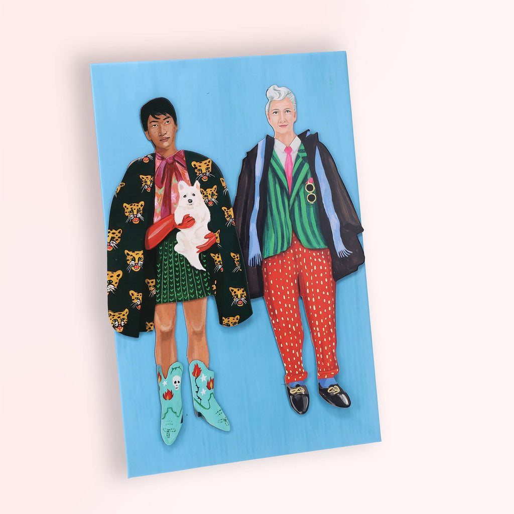 Chronicle Books - Fearless Fashion Magnetic Dolls