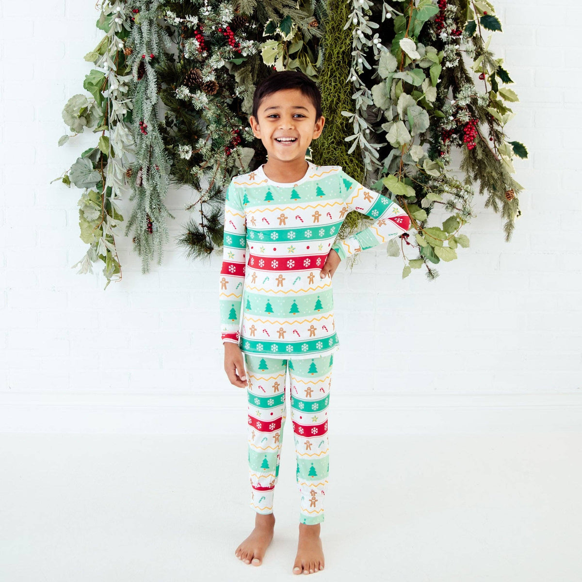 Dreamiere Two Piece PJs - Isle Be Home For The Holidays