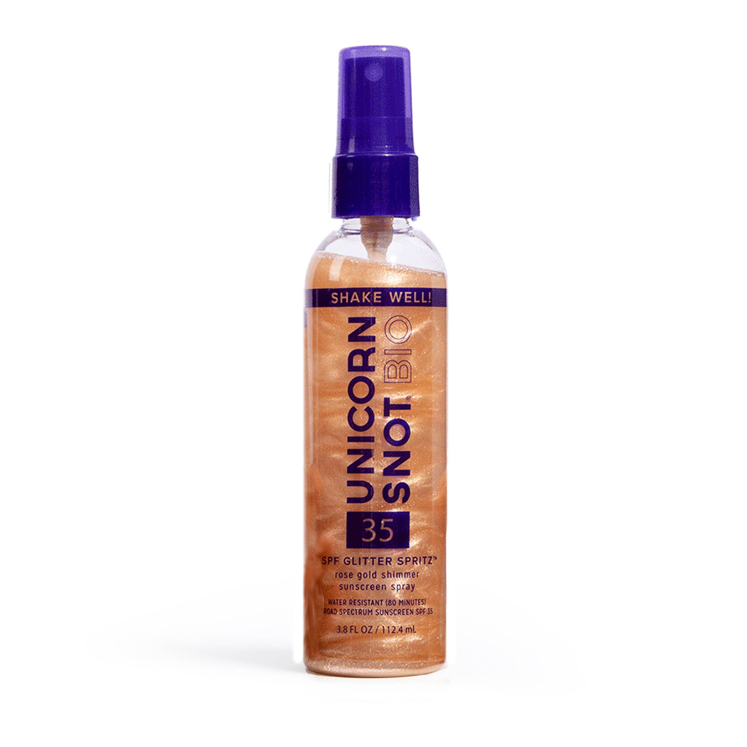 Unicorn Snot - SPF 35 Sunscreen Spray - Rose Gold Shimmer