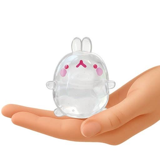 K-Wonderland - Molang Clear Mochi Squishy Figure Fidget Toy