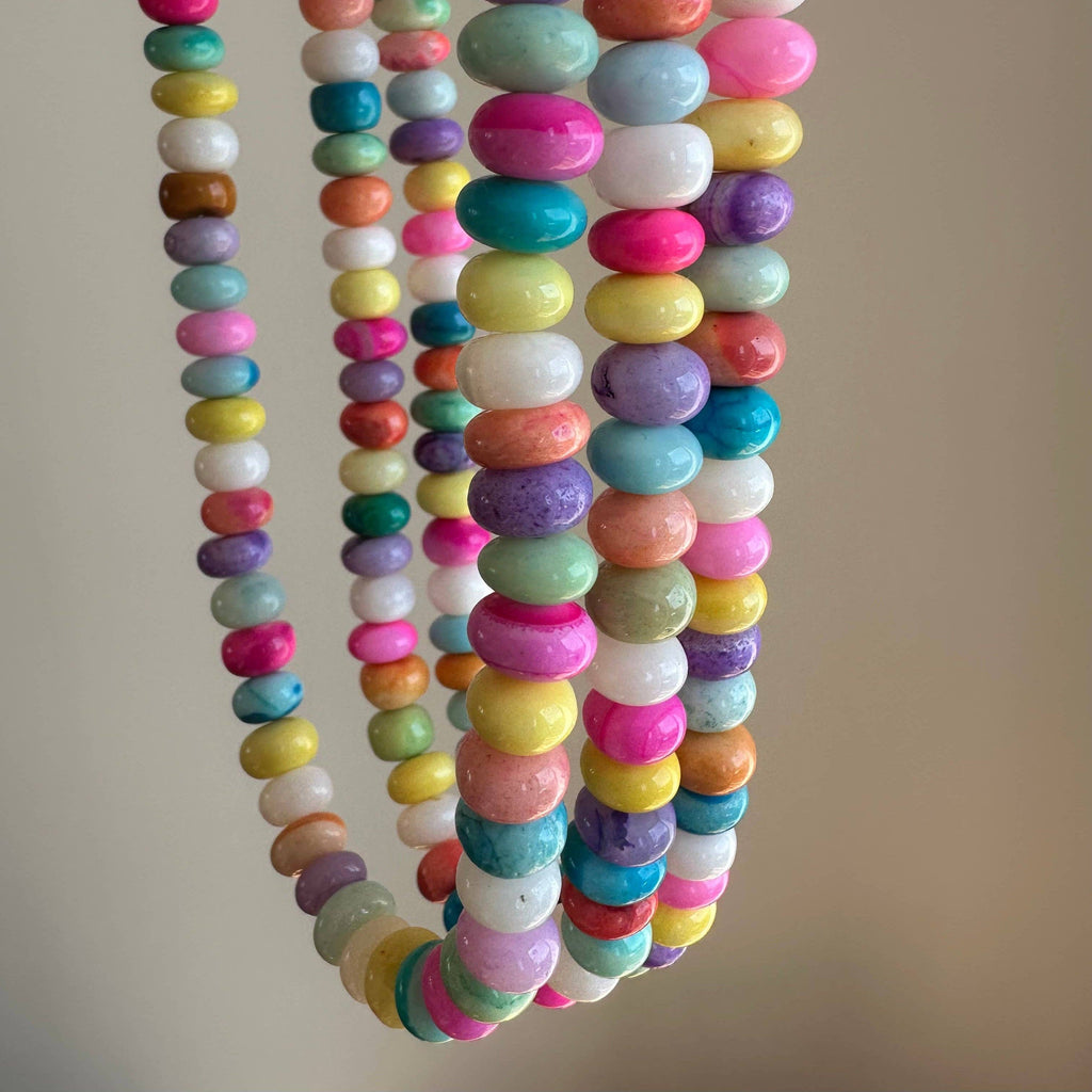 Anokhi Green Handmade Gemstone Necklace - Candy Opal