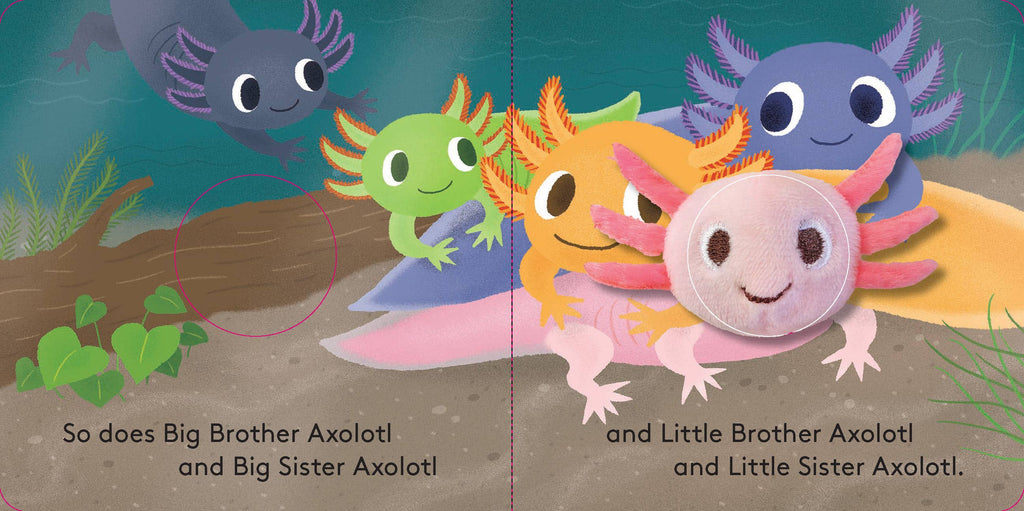 Chronicle Books - Baby Axolotl: Finger Puppet Book