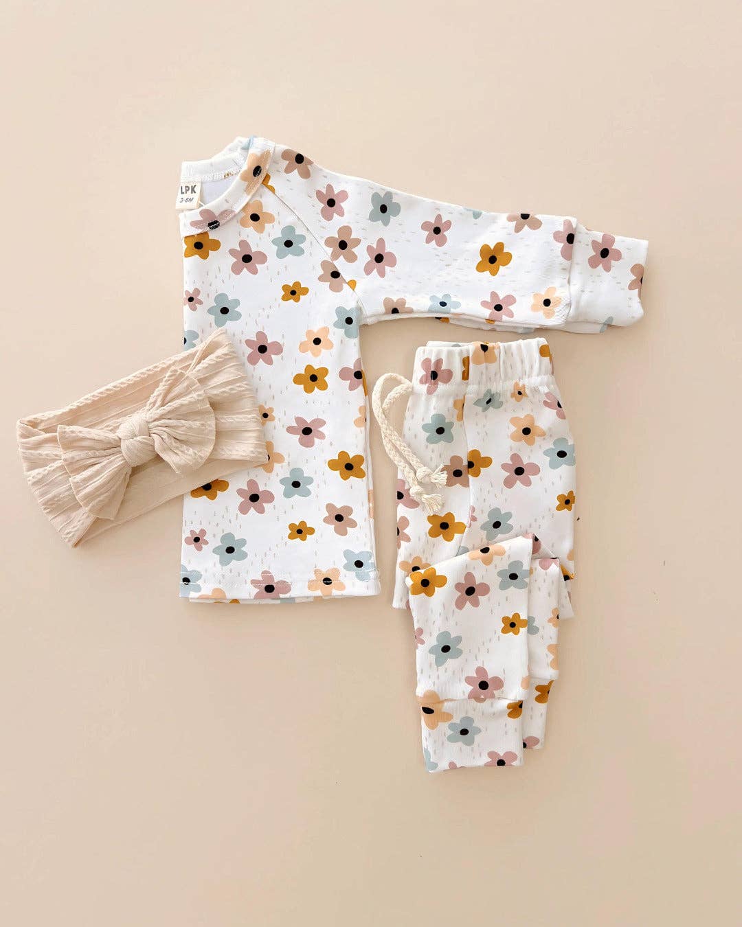 Lucky Panda Kids Lounge Set - Floral