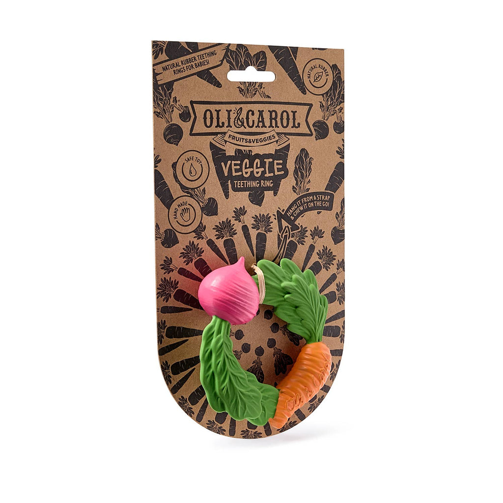 Oli & Carol - Veggie Teething Ring