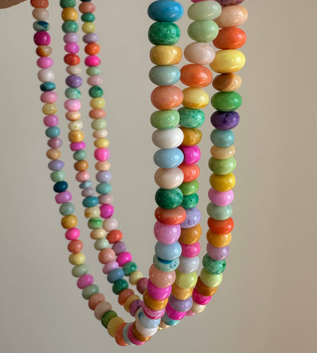 Anokhi Green Handmade Gemstone Necklace - Summer Candy Opal