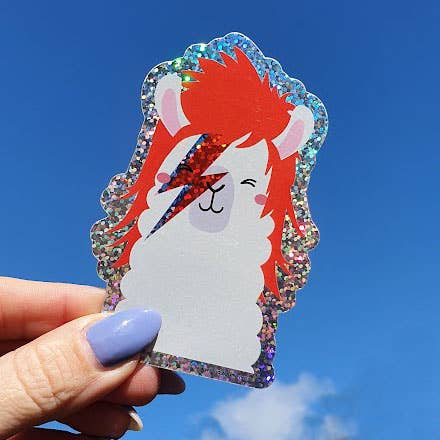Studio Inktvis - David Bowie Ziggy Stardust llama Sticker