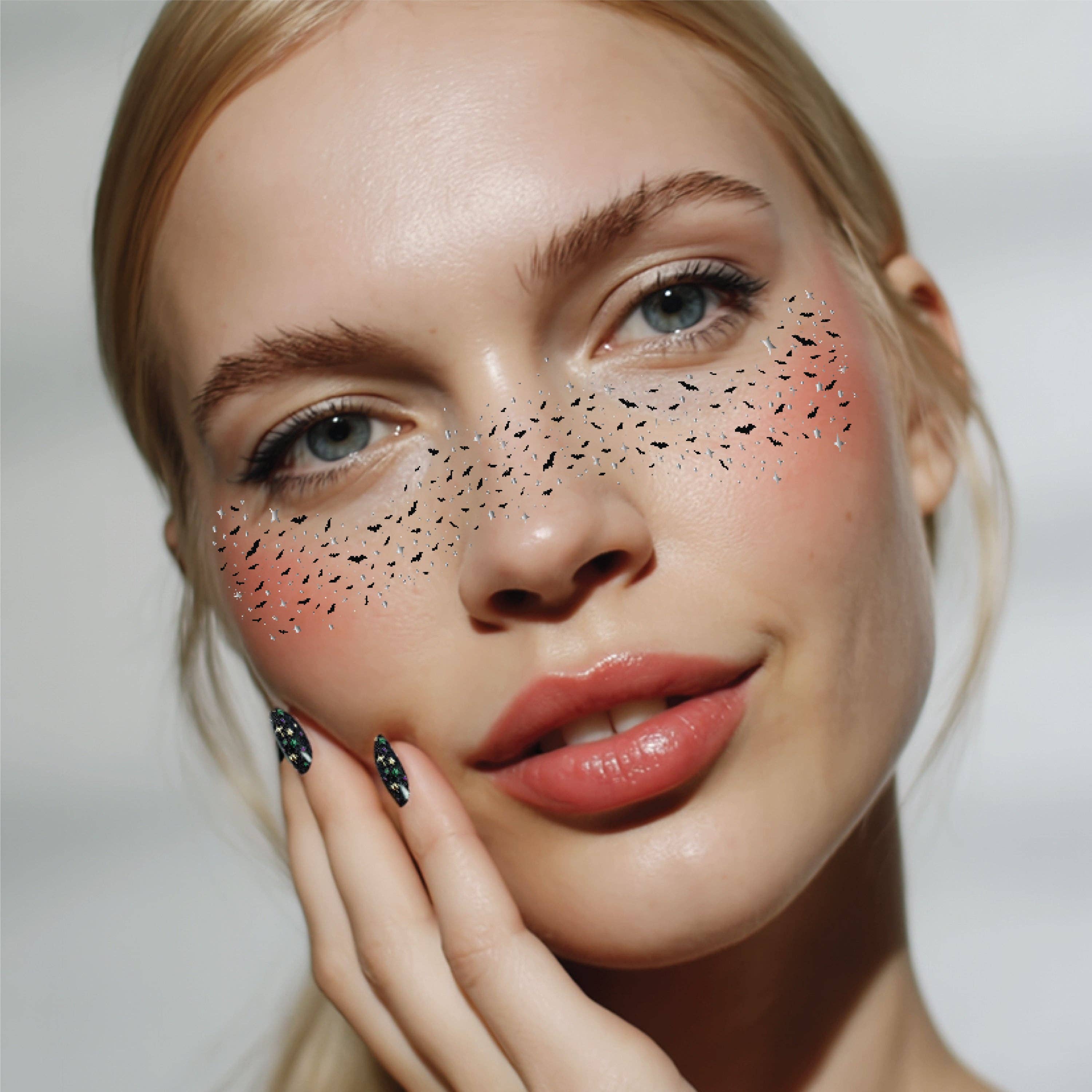Fazit - Twilight Bat Glitter Freckles Makeup Patches