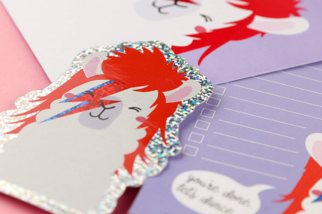 Studio Inktvis - David Bowie Ziggy Stardust llama Sticker