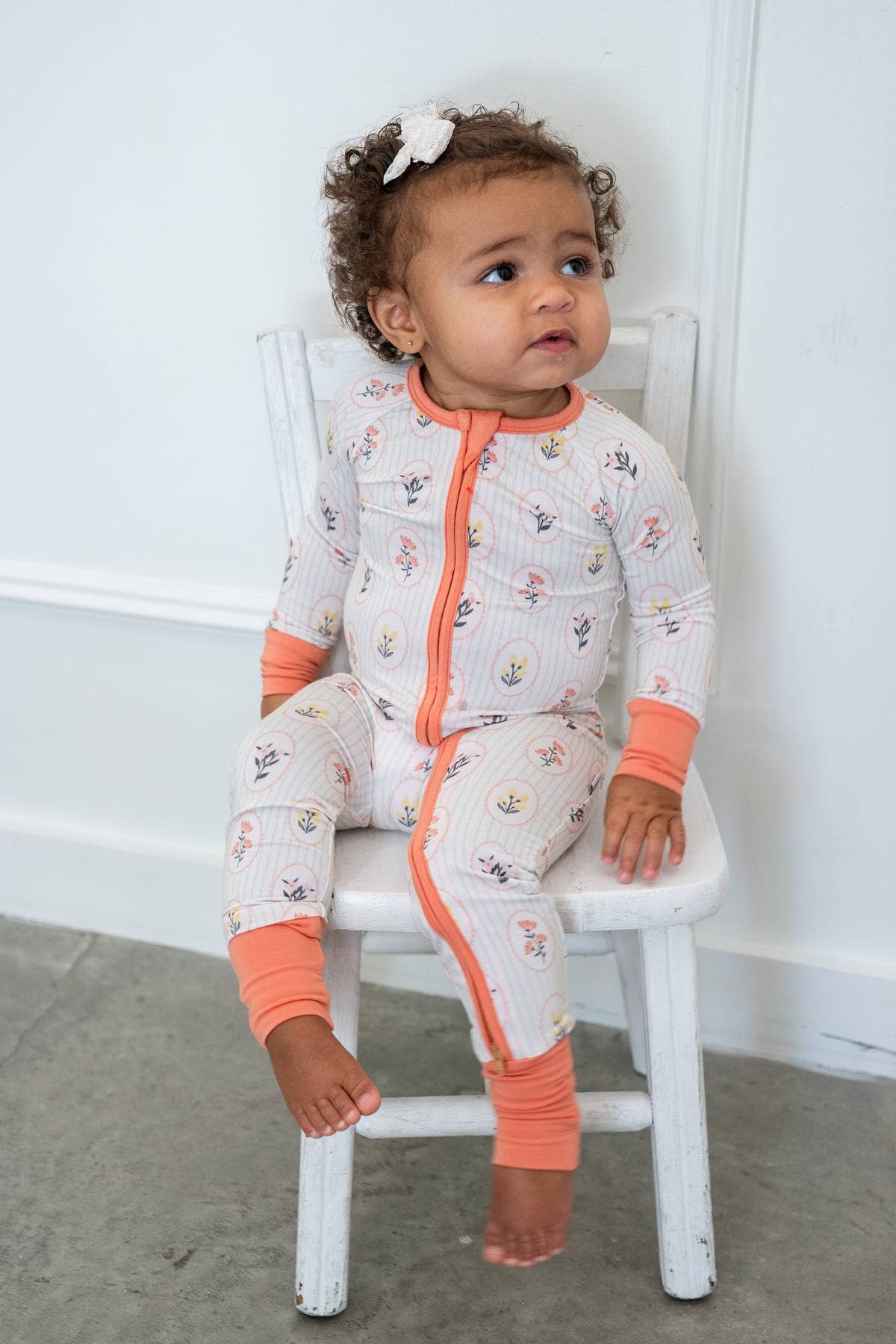 Boosh Baby Bamboo Convertible Romper - Floral Cottage