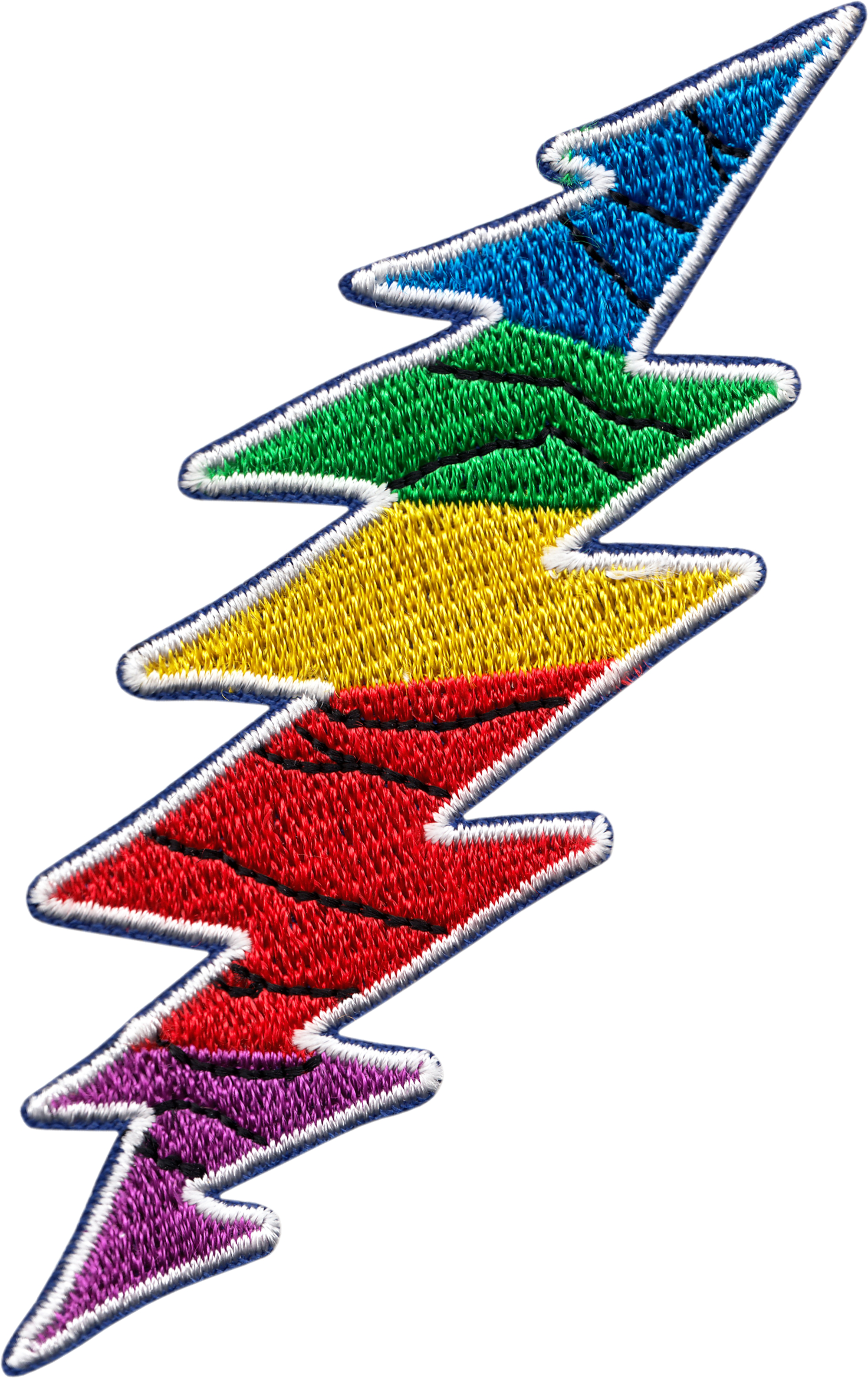 Square Deal Patch - Rainbow Lightning Bolt