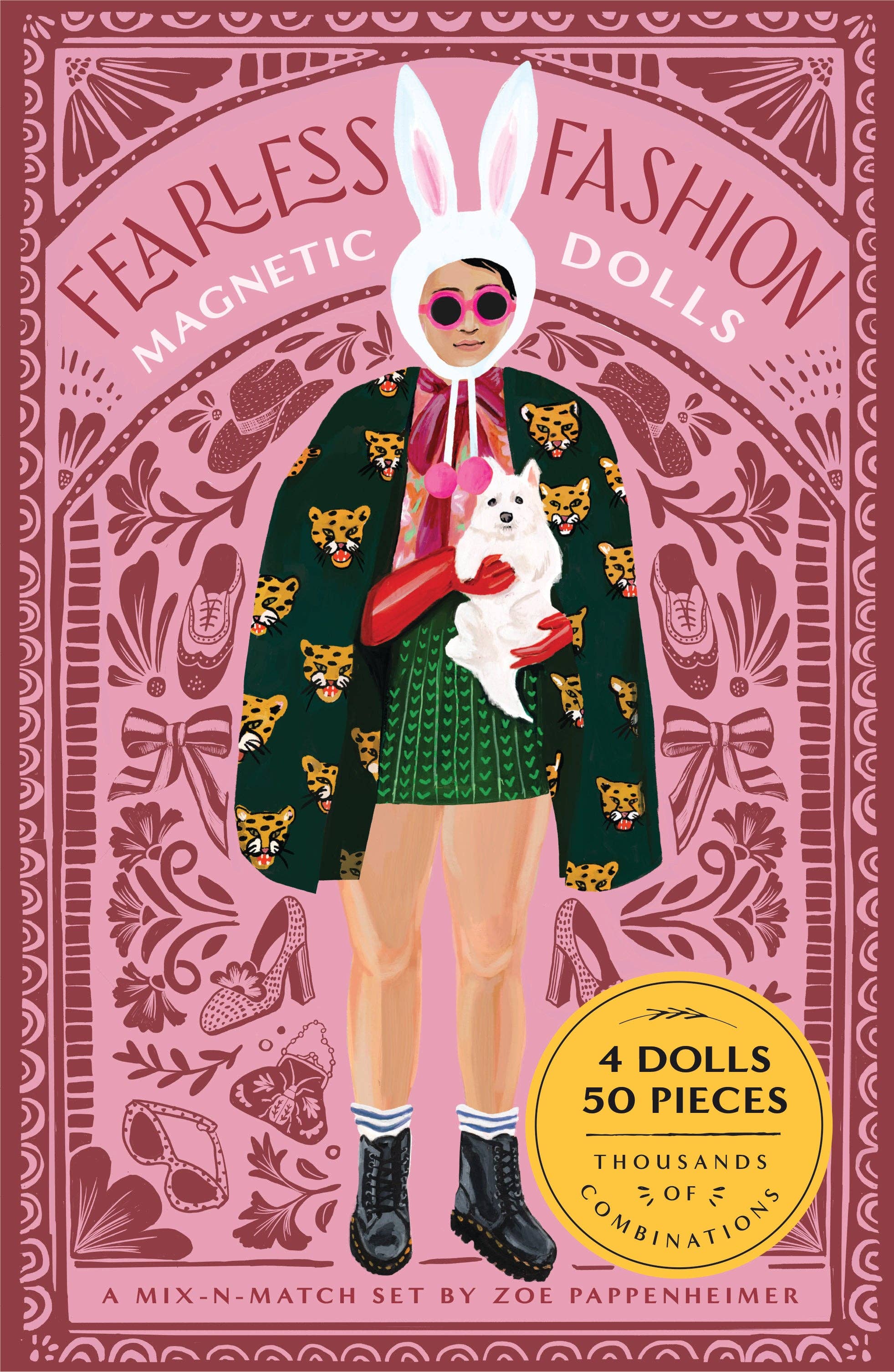 Chronicle Books - Fearless Fashion Magnetic Dolls
