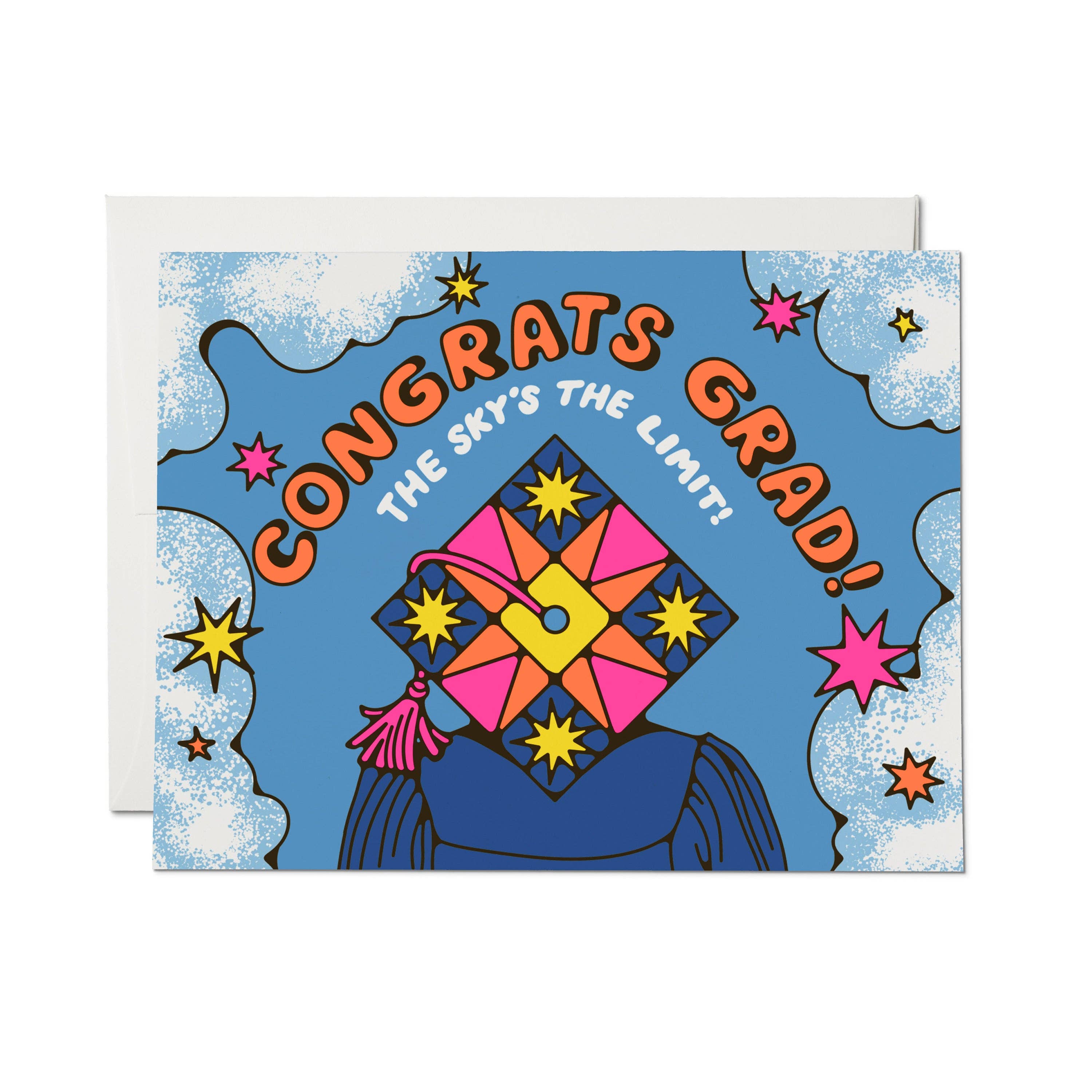 Red Cap Cards Greeting Card - Sky's the Limit