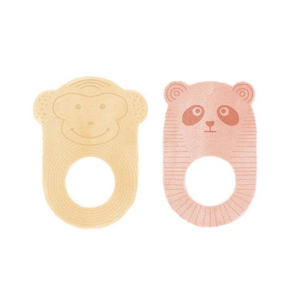 OYOY LIVING DESIGN - Nelson & Ling Ling Baby Teether (Pack of 2)