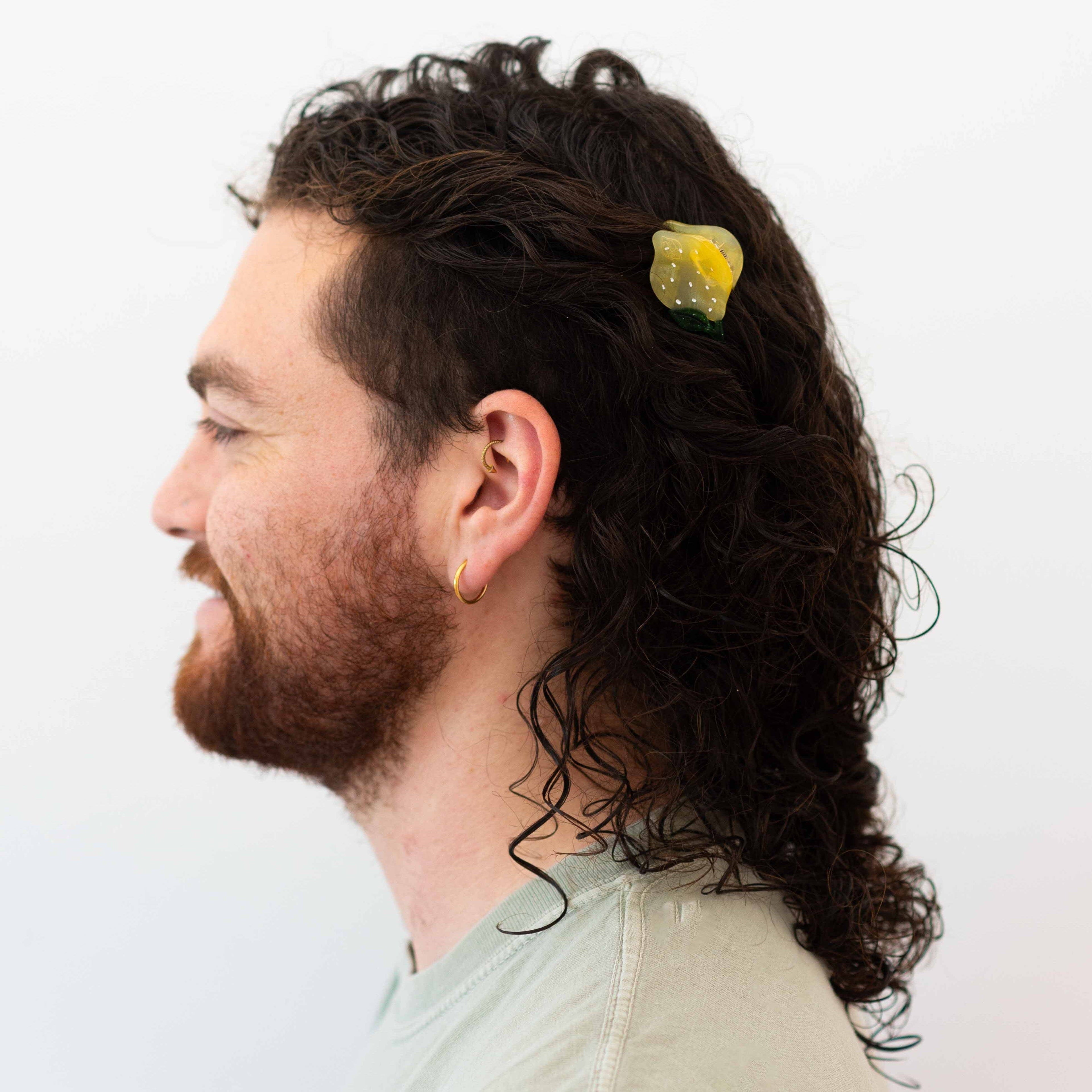 Jenny Lemons Hair Claw Clip - Mini Lemon