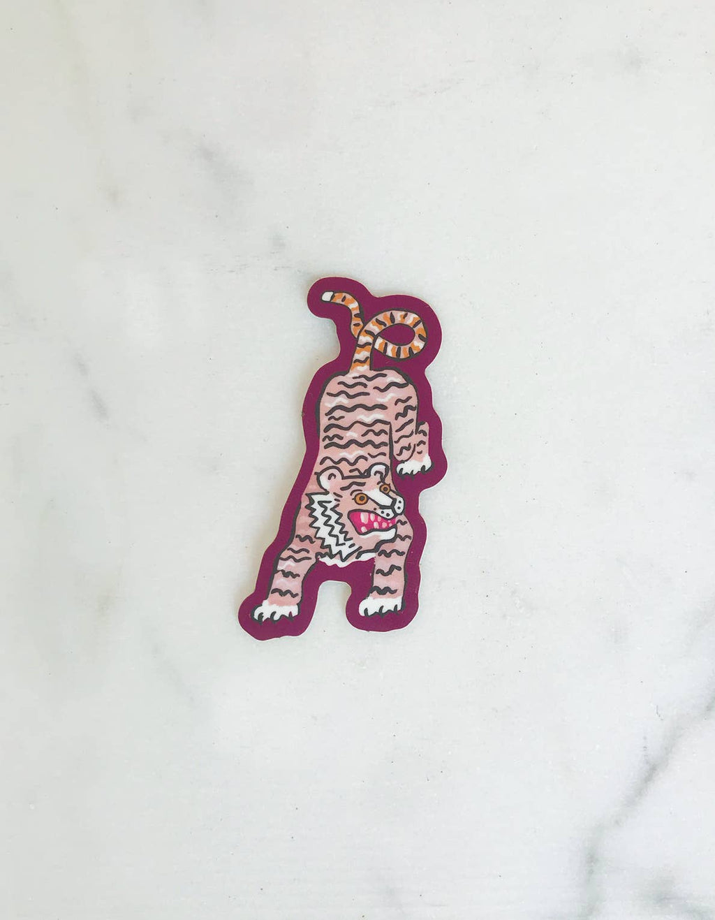 Idlewild Co. Die Cut Sticker - Pink Tiger