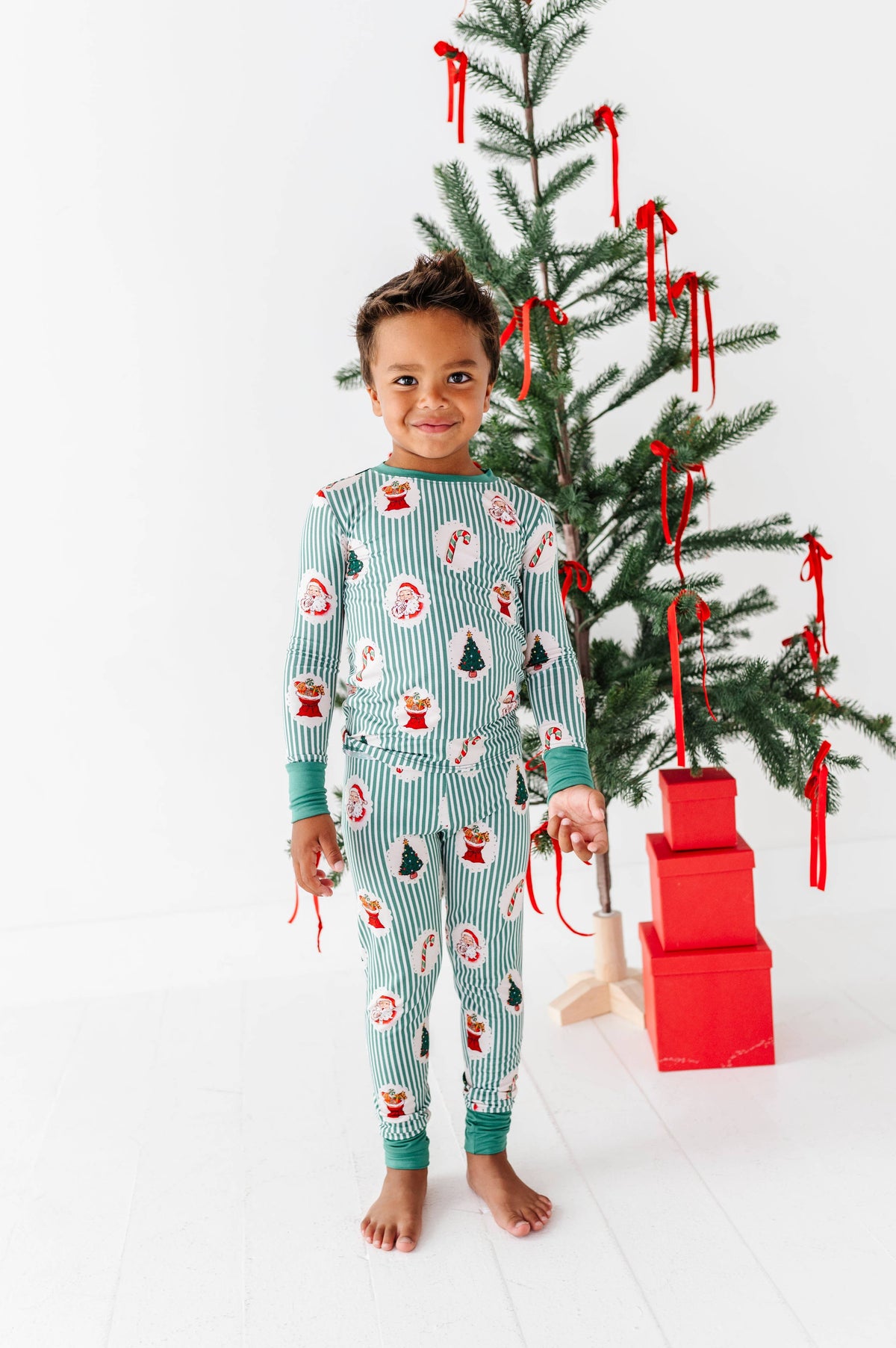 Kiki + Lulu  Kids PJs - Christmas Classic Stripe