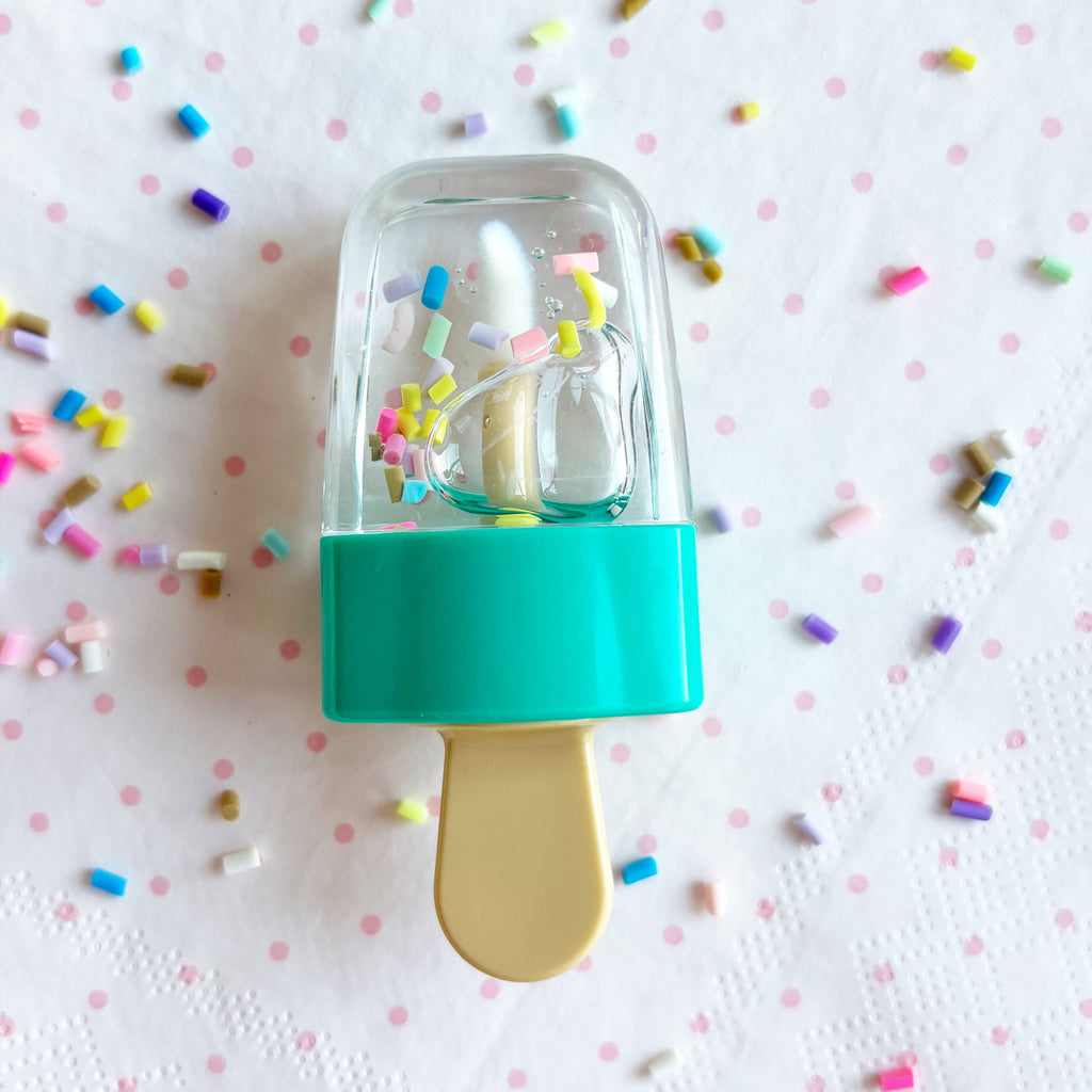 Live Sweet Lip Gloss - Teal Sprinkles Popsicle