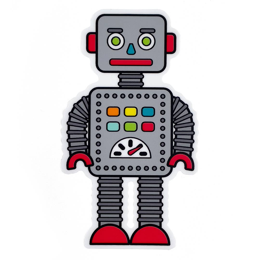 Smarty Pants Paper - Robot Sticker