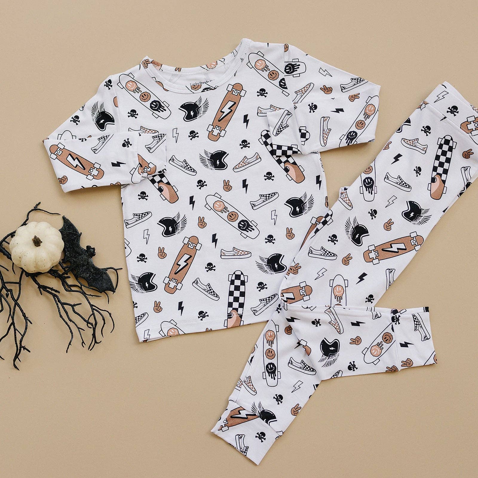 Lucky Panda Kids Bamboo Two Piece Set - Sk8er