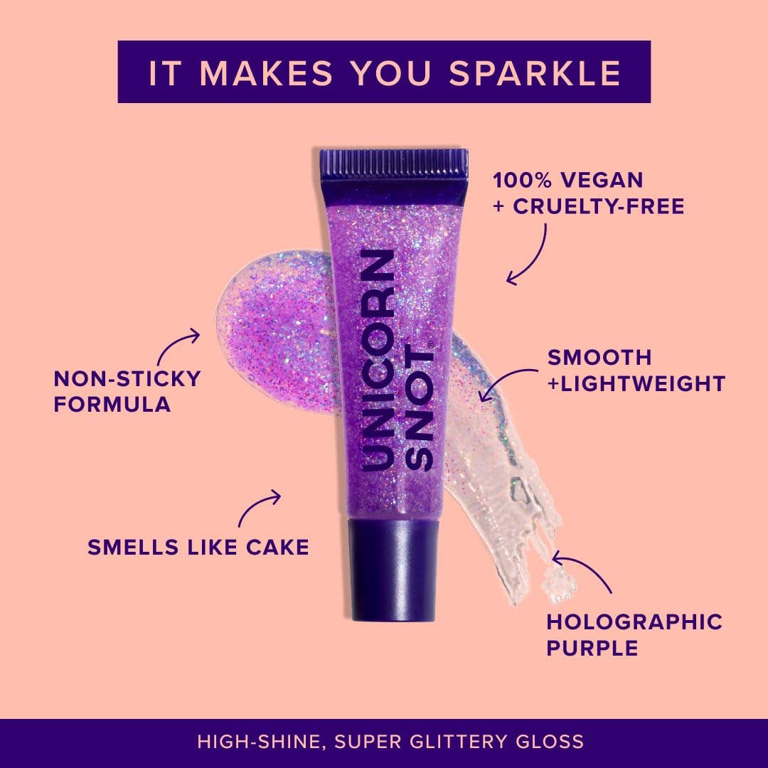 Unicorn Snot - Glitter Lip Gloss - Orchid