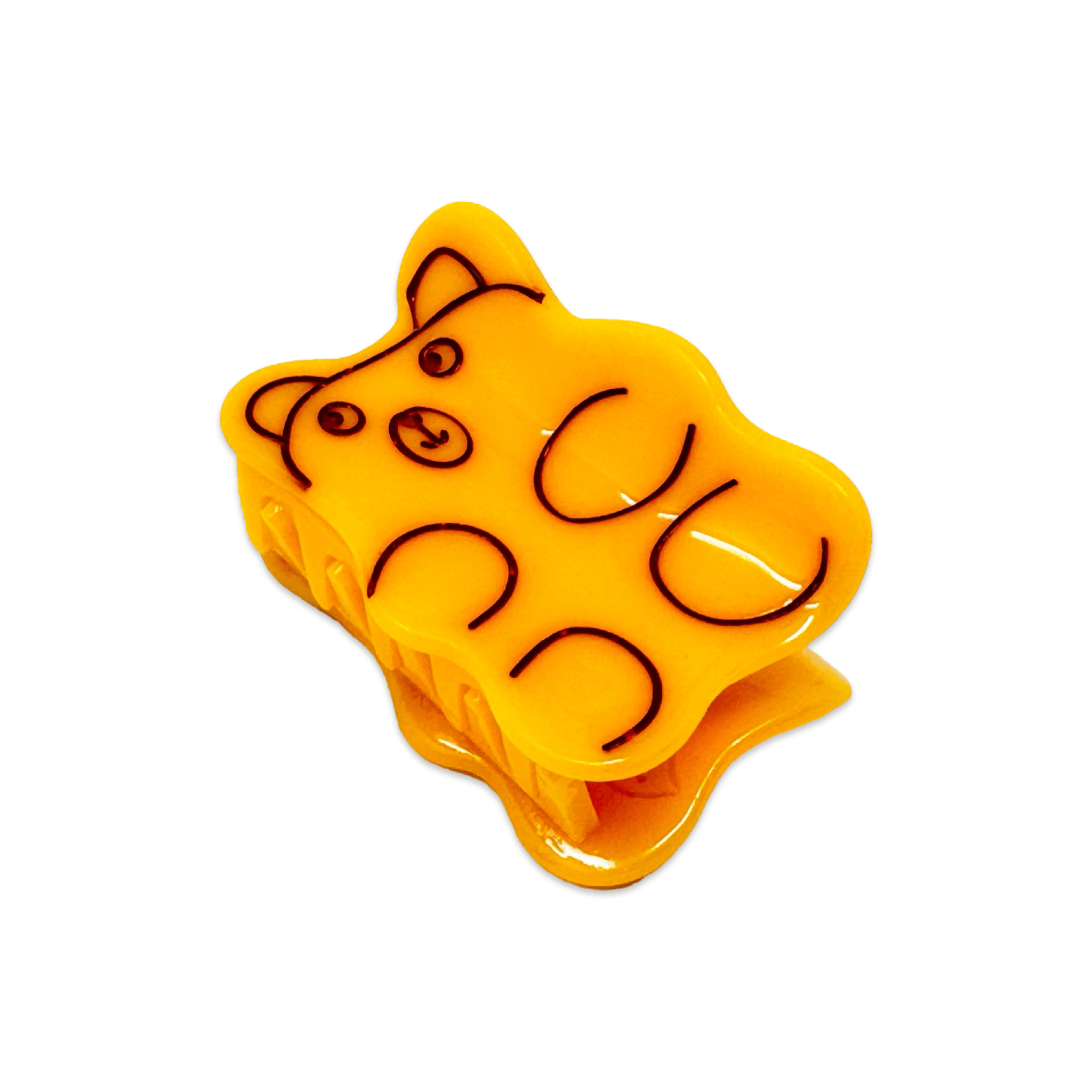 Jenny Lemons Hair Claw Clip - Mini Yellow Gummy Bear