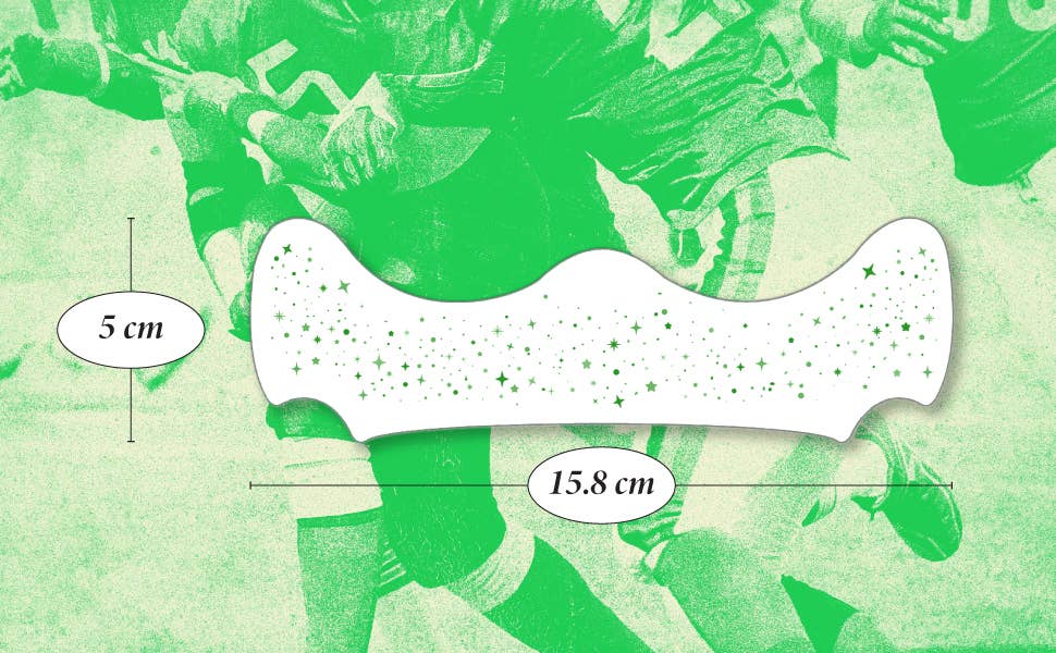 Fazit - Team Spirit Green Glitter Makeup Patches