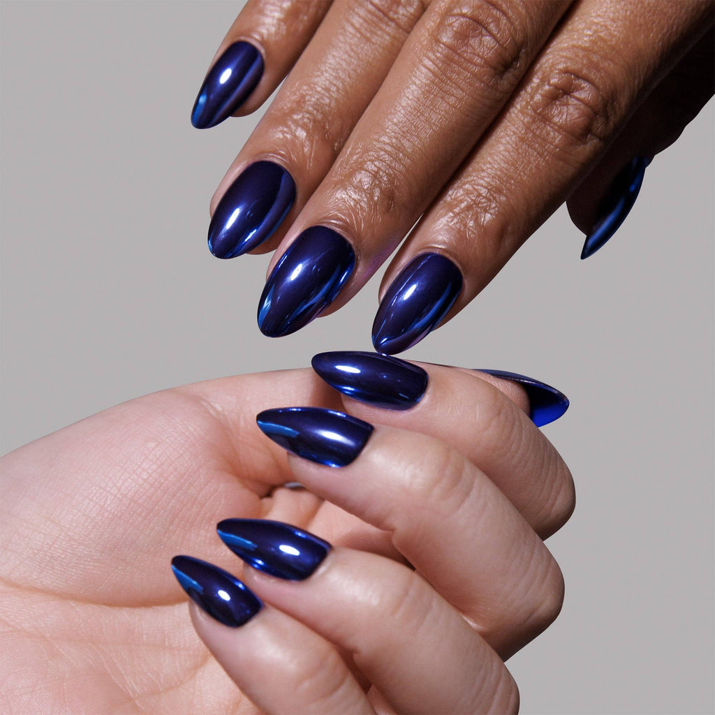 Glamnetic Press On Nails - Blue Steel