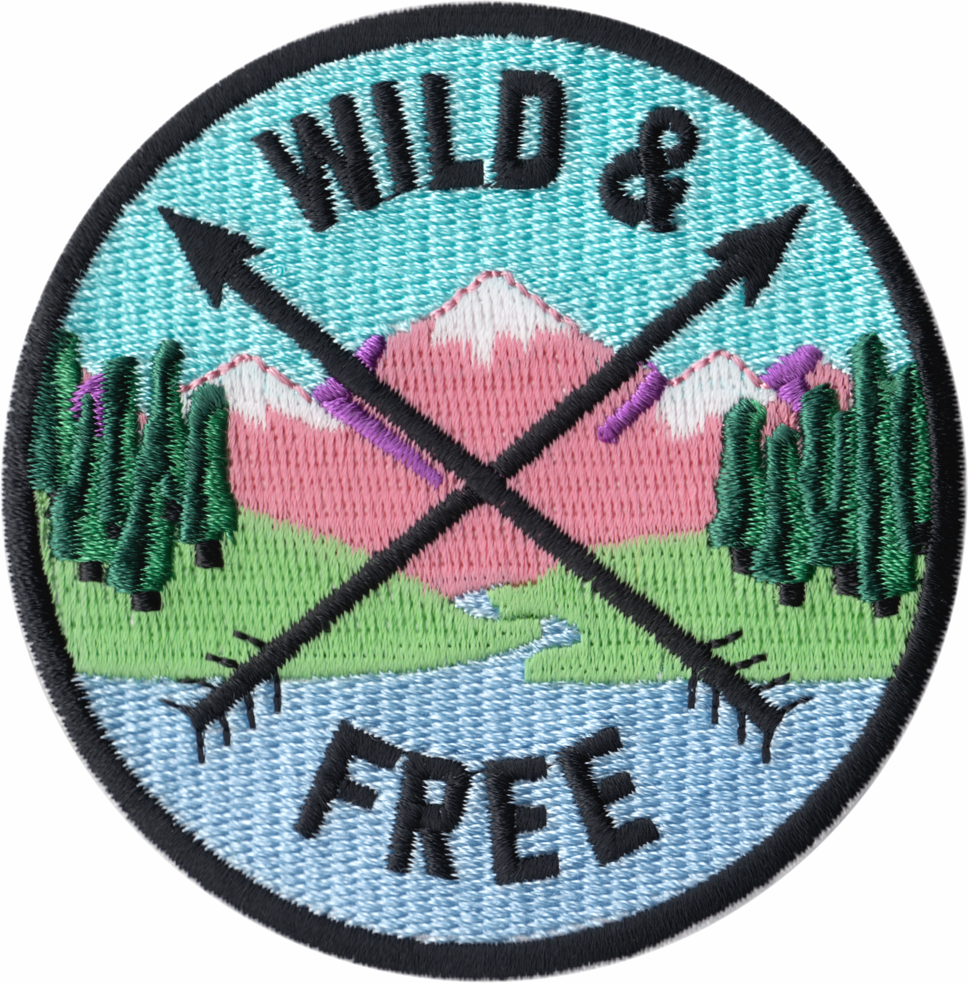 Square Deal Patch - "Wild & Free"