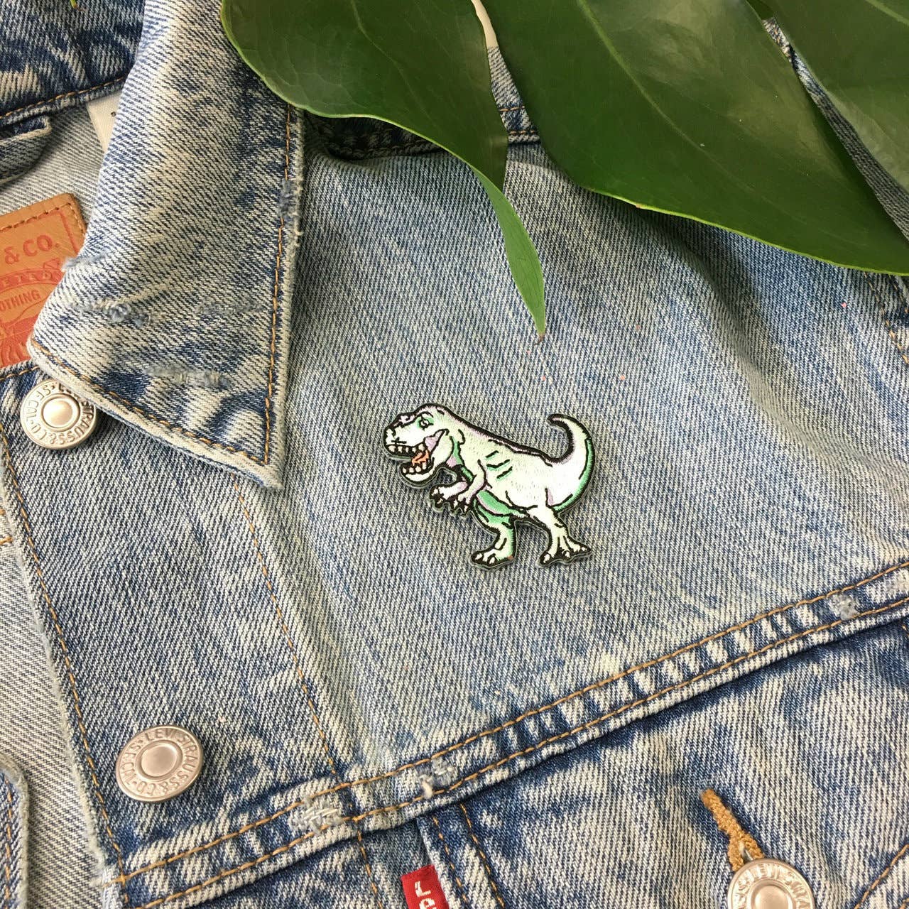 Wildflower + Co. Patch - T-Rex Dinosaur