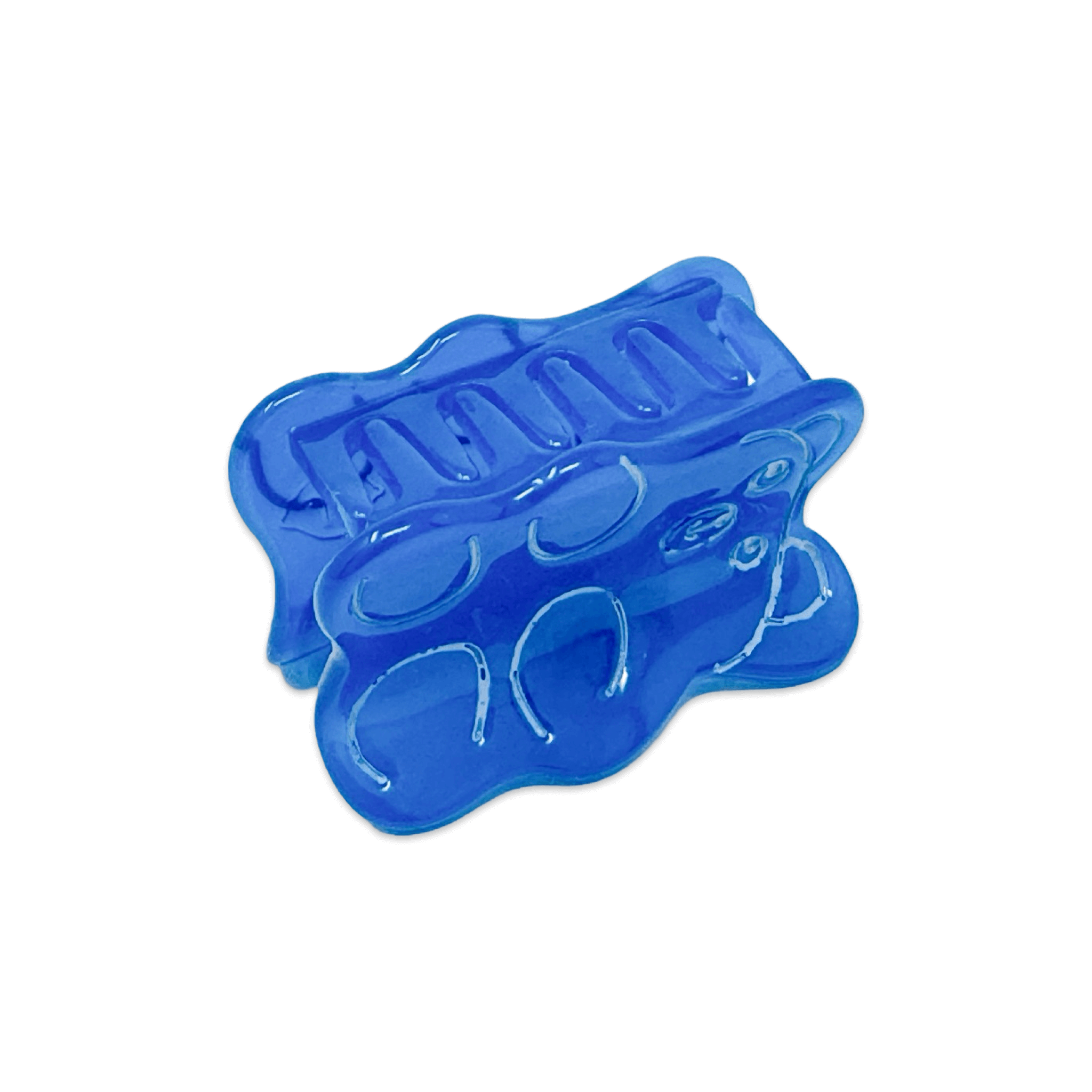 Jenny Lemons Hair Claw Clip - Mini Blue Gummy Bear