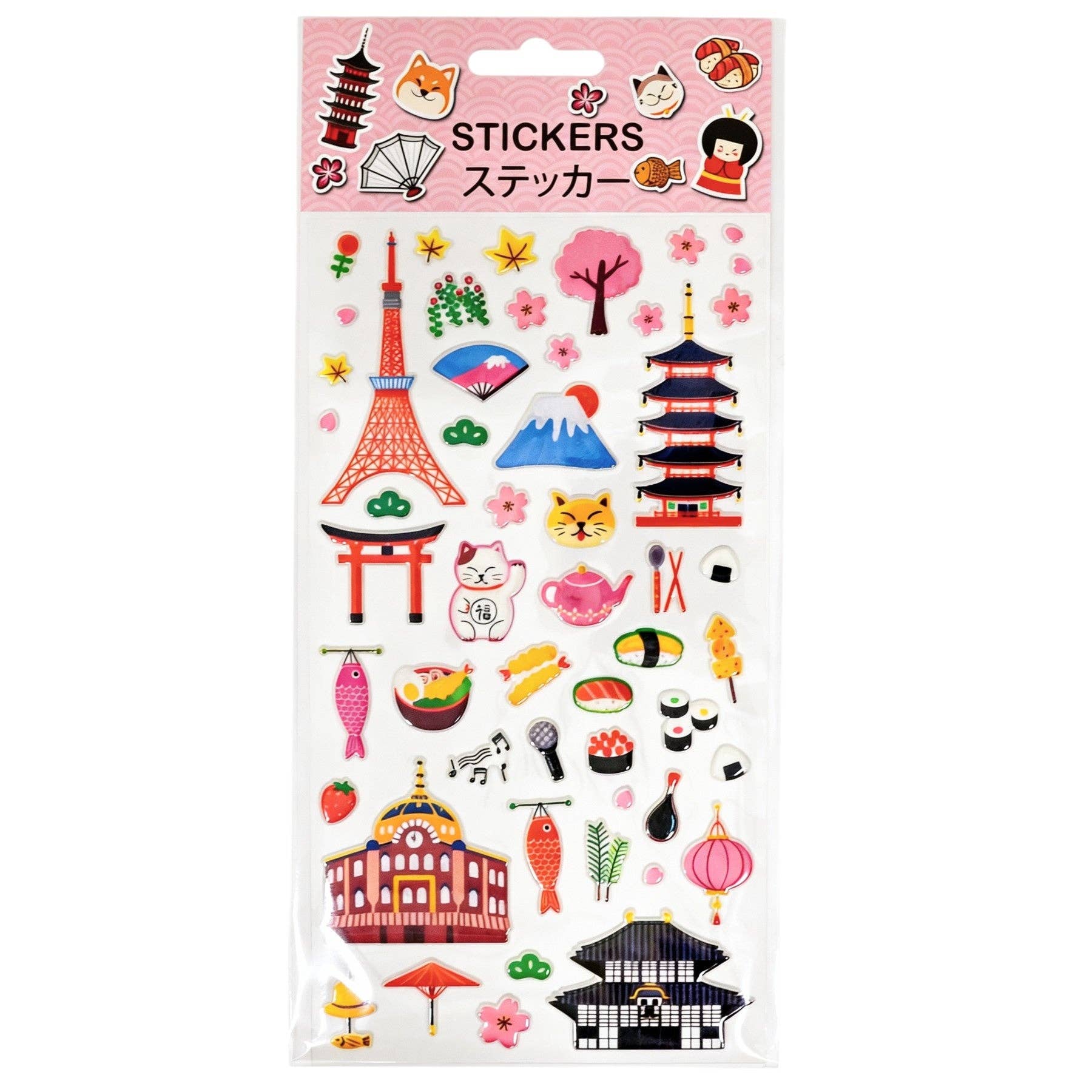 Urban Tokyo Puffy Stickers - Tokyo