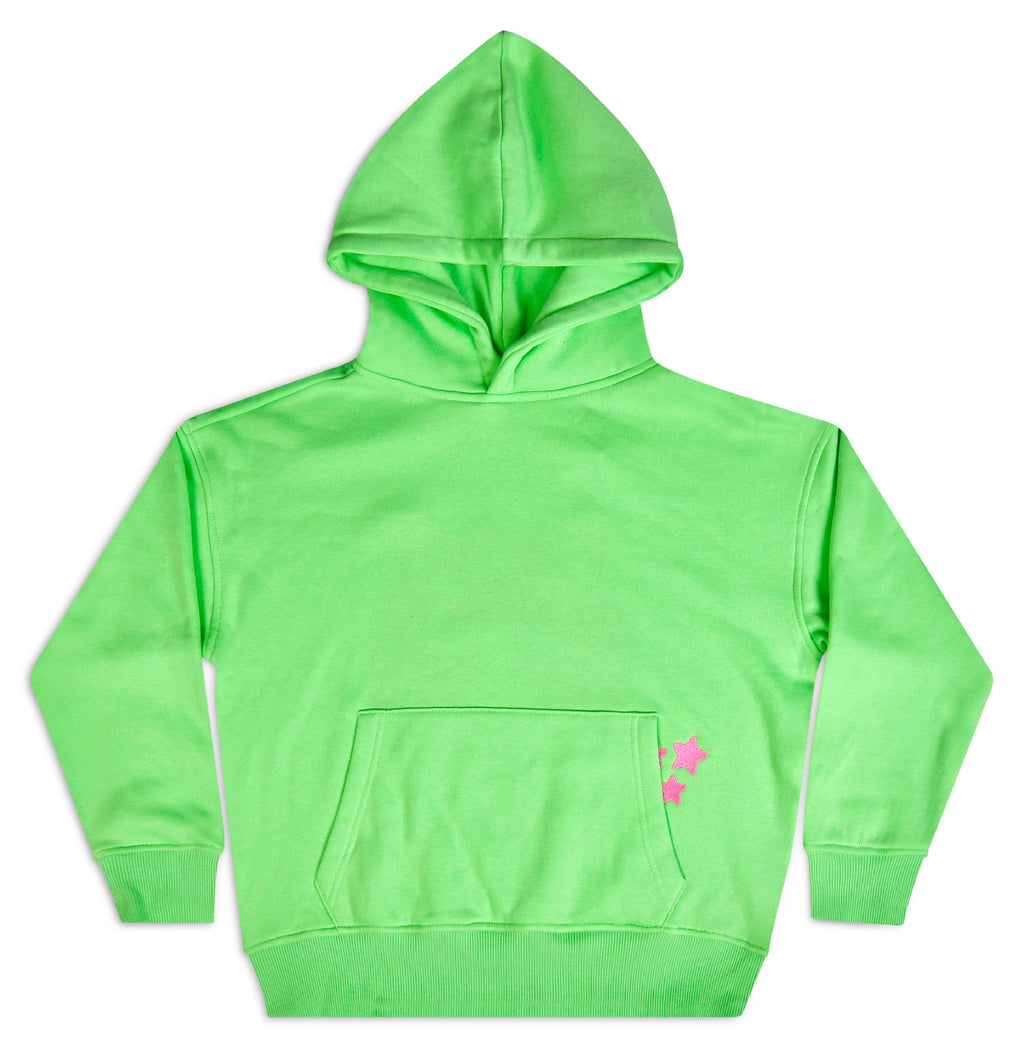 Iscream Hooded Sweatshirt - Apple Green Tiger