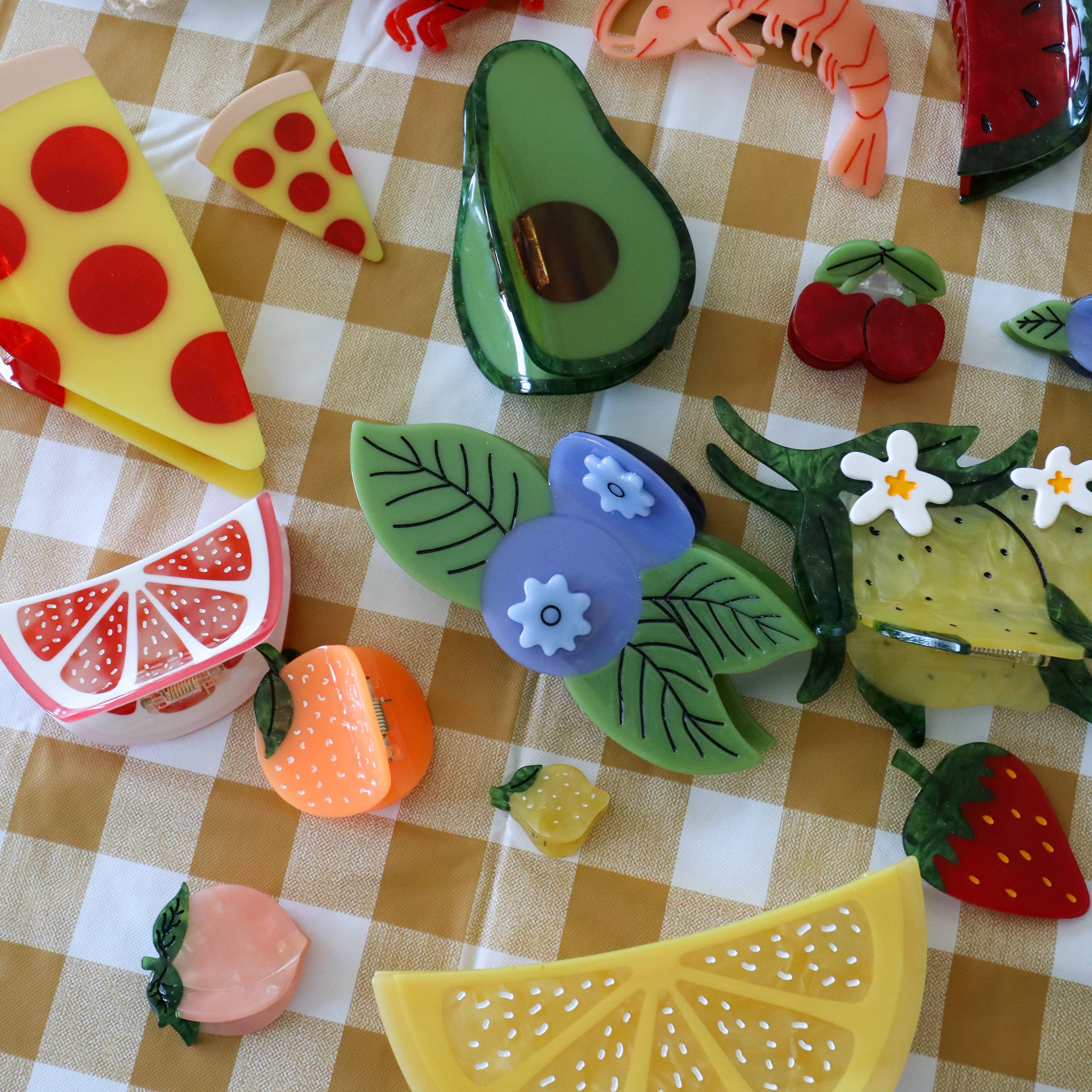 Jenny Lemons Hair Claw Clip - Mini Peach