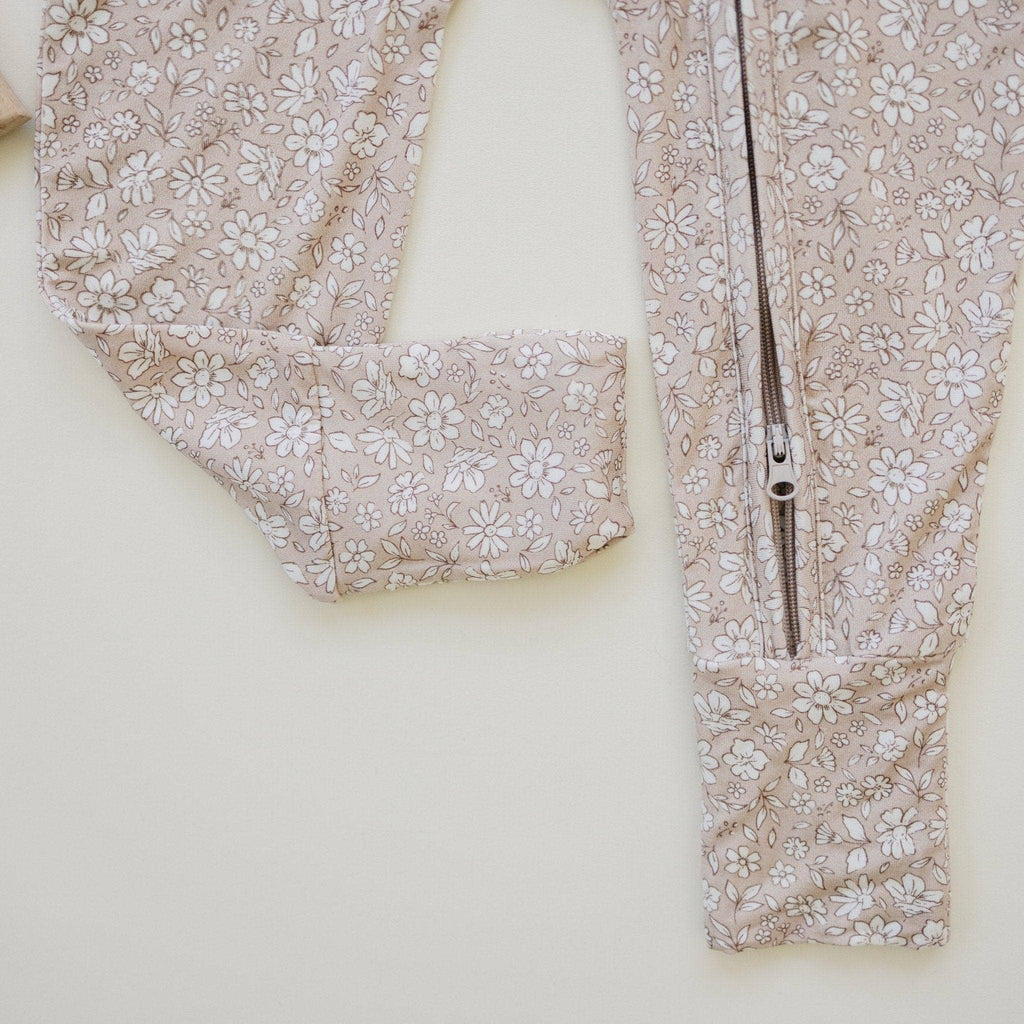 Little Joy Co. Bamboo Zippy Romper - Dainty Ditsy