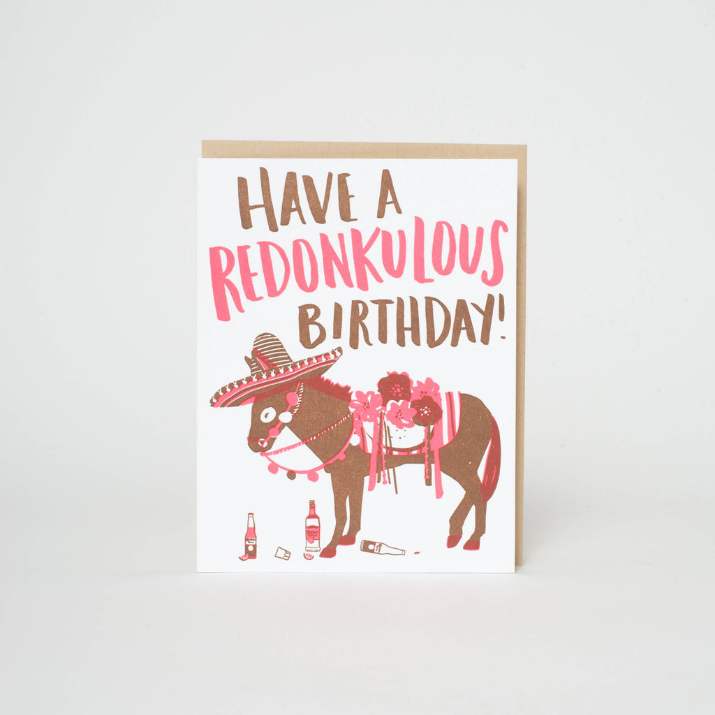 Egg Press Greeting Card - Redonkulous Birthday