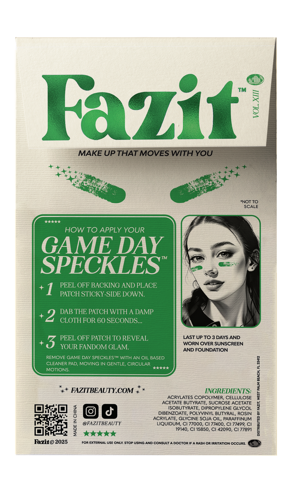 Fazit - Green Game Day Makeup Patches