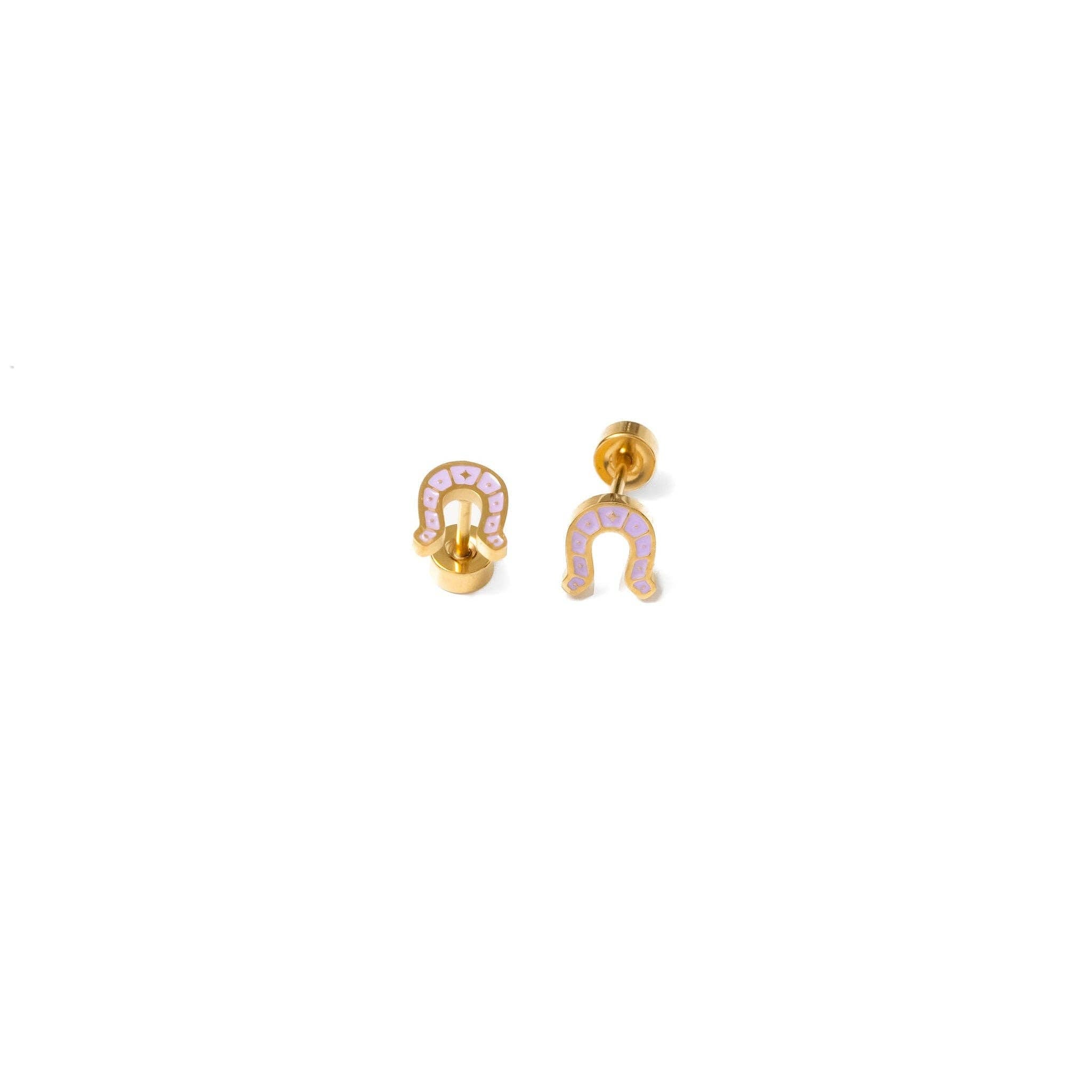 Pip Pop Post - Horseshoe Stud Earrings