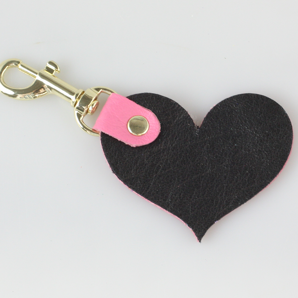 Zina Kao - Two Tone Soft Leather Keychain