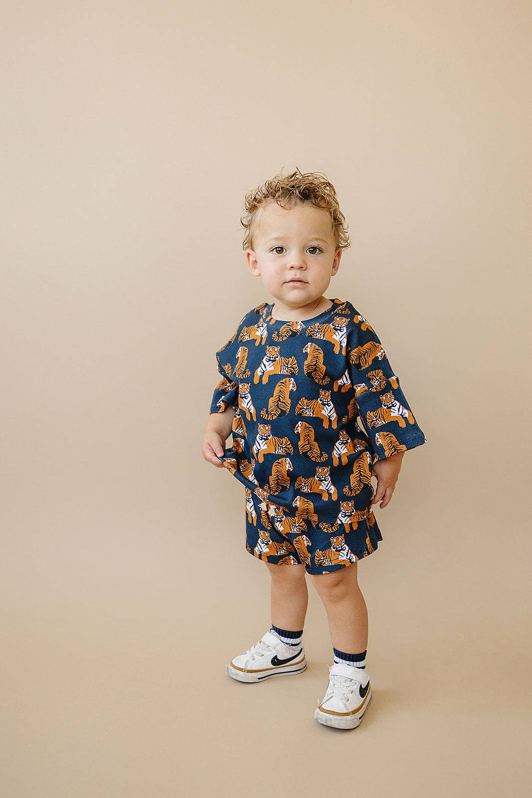 Lucky Panda Kids Shorts Set - Tiger