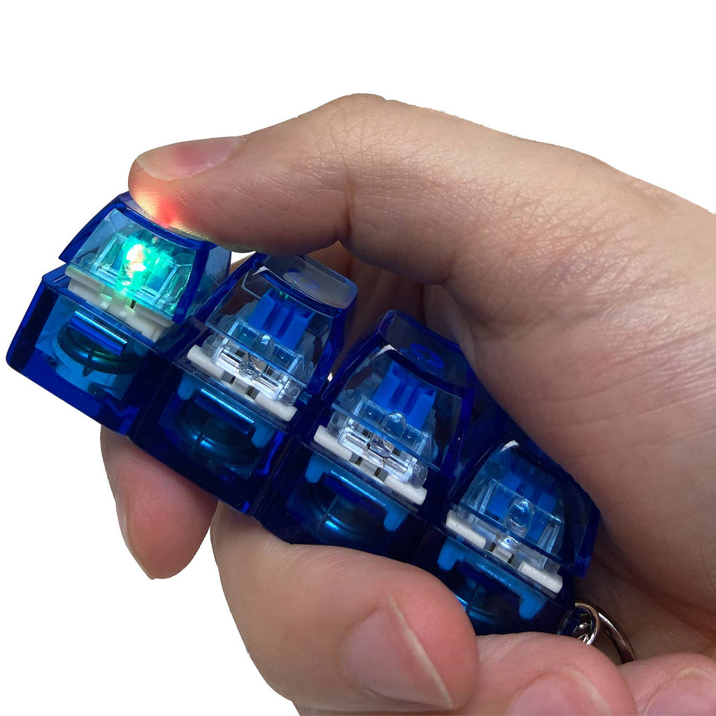Streamline - Keyboard Fidget LED Keyring - Blue