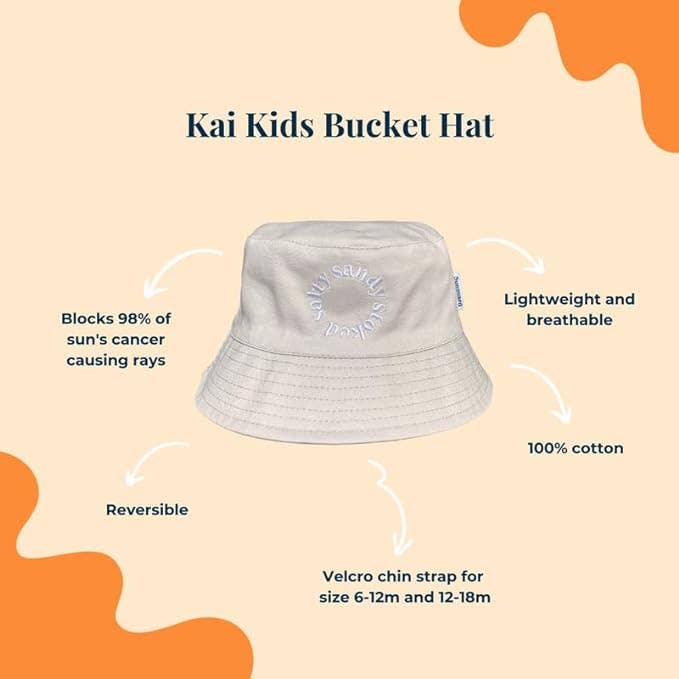 Sunguard - Kai Kids Bucket Hat - Sand
