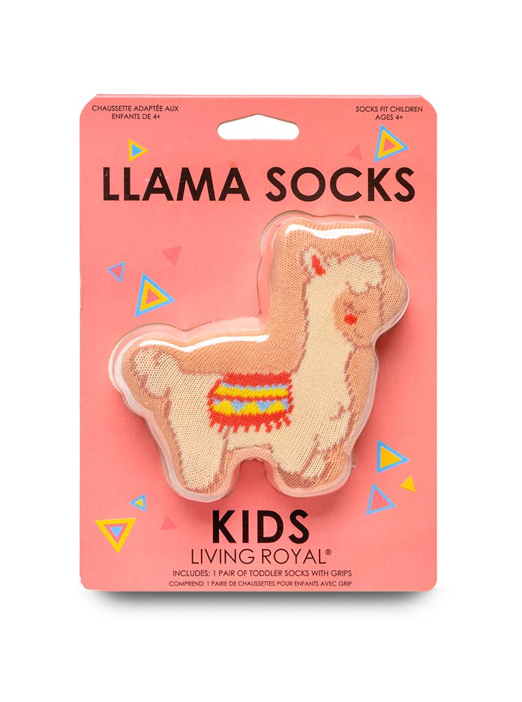 Living Royal 3D Packaged Crew Socks - Llama Love (Final Sale)