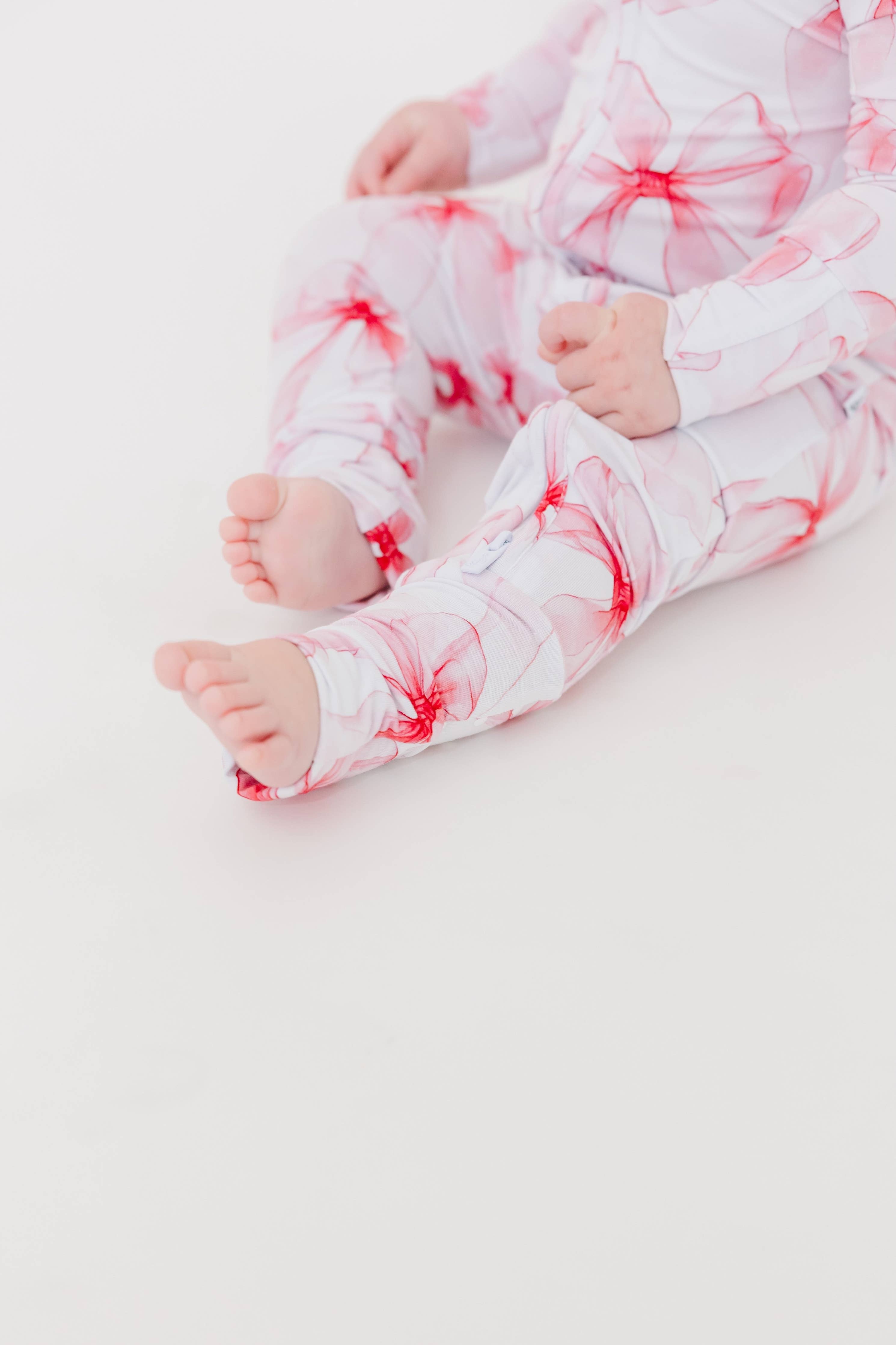 Jammie Session Bamboo Romper - Pretty in Bows