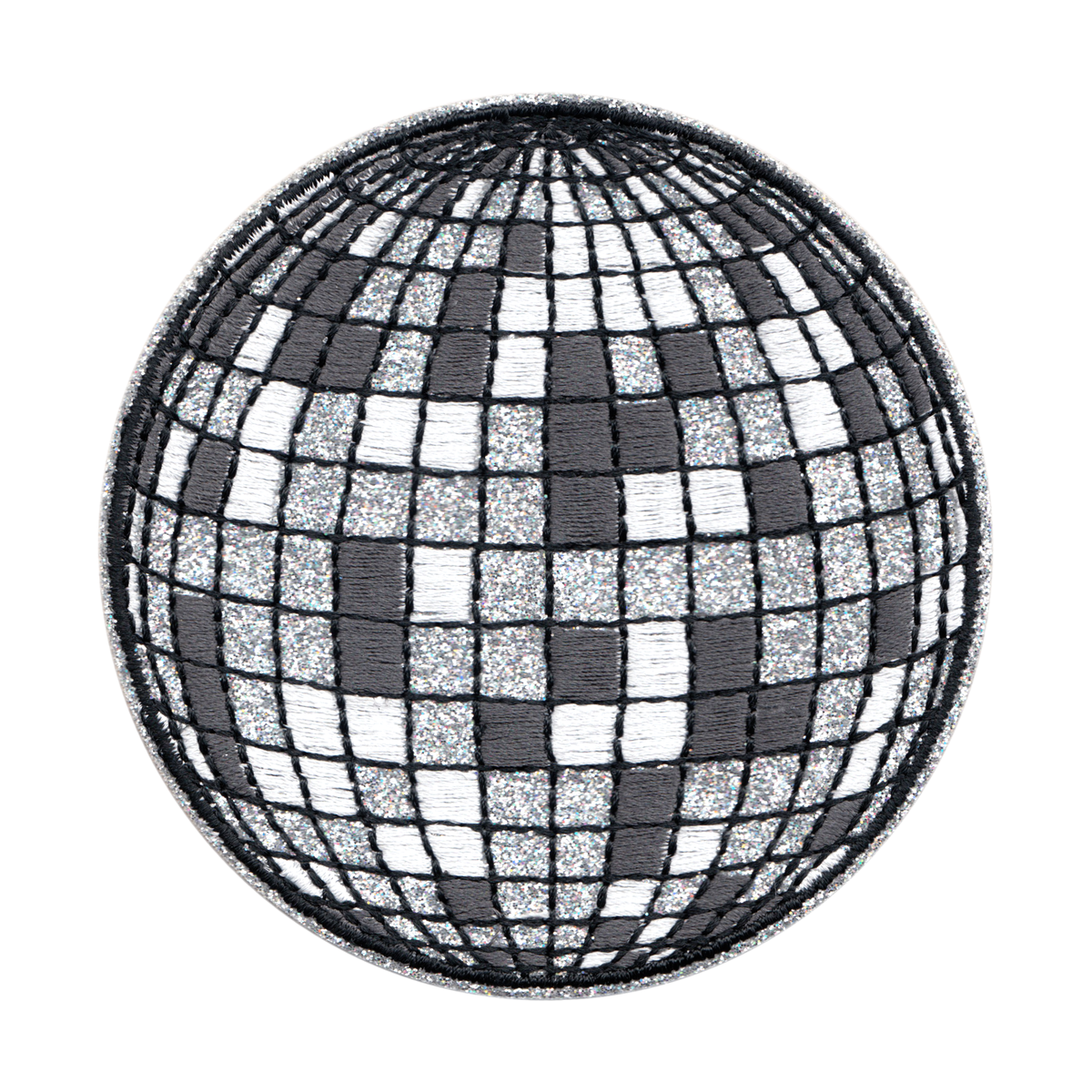 Square Deal Patch - Shiny Disco Ball