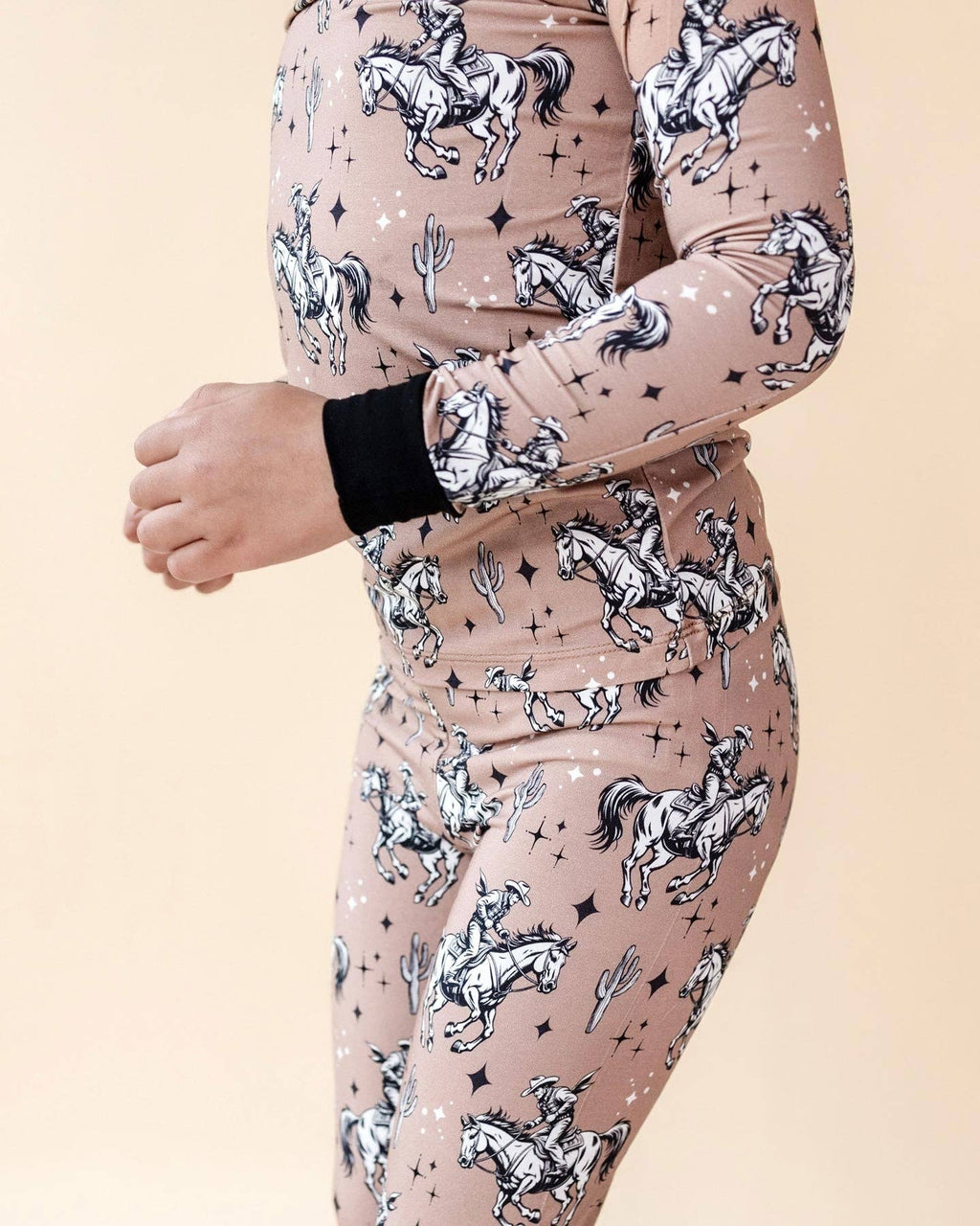 Lucky Panda Kids  Bamboo PJs - Desert Cowboy