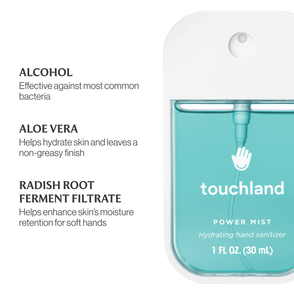 Touchland - Blue Sandalwood Power Mist Hydrating Hand Sanitizer