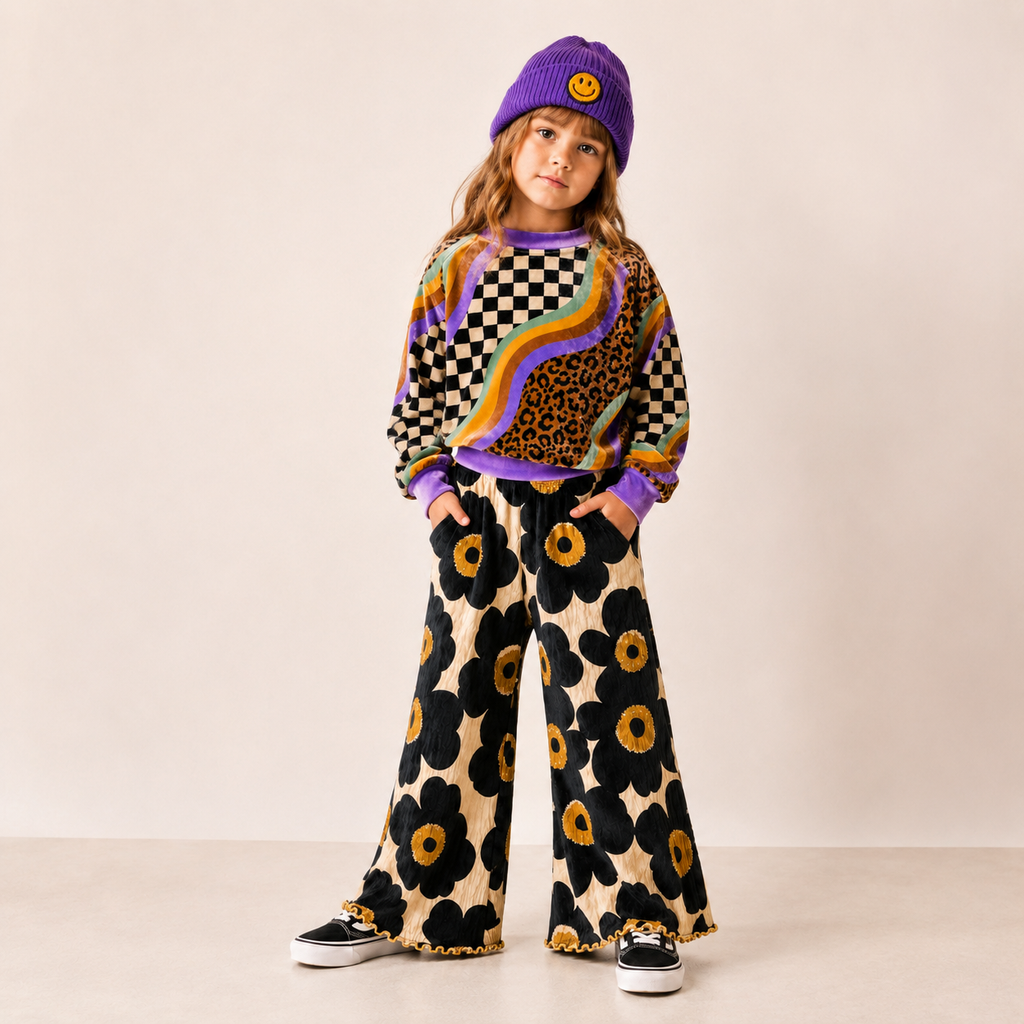 Best Day Ever Kids - Mixed Signals Velvet Pullover